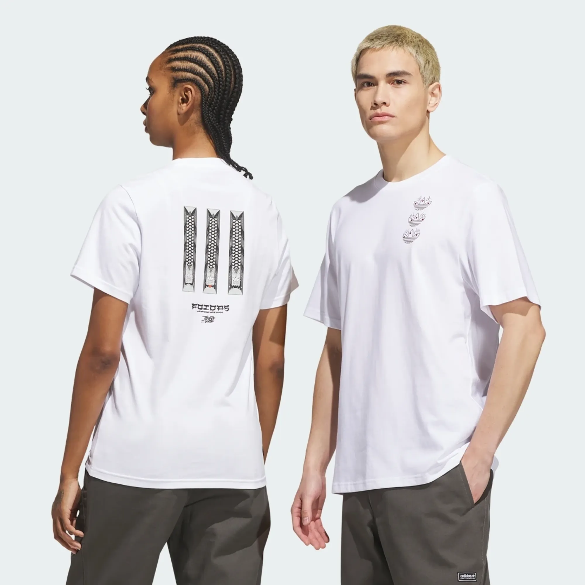 adidas SKATEBOARDING x TEMPLE OF SKATE CURB T-Shirt