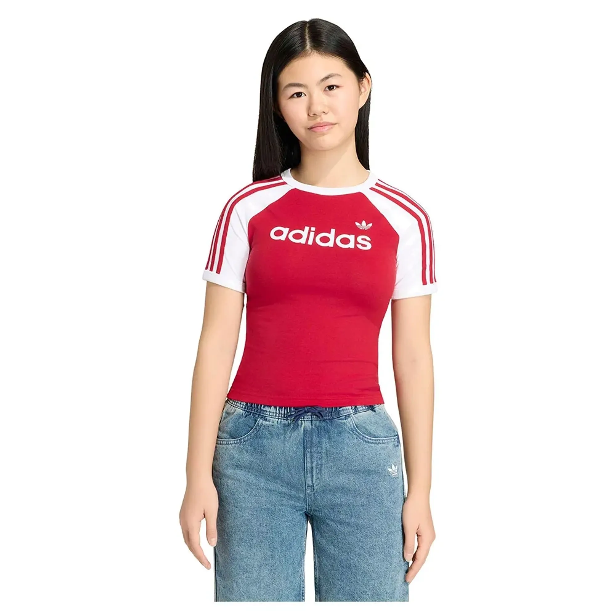 Adidas Originals 3 Stripes Slim Short Sleeve T-shirt