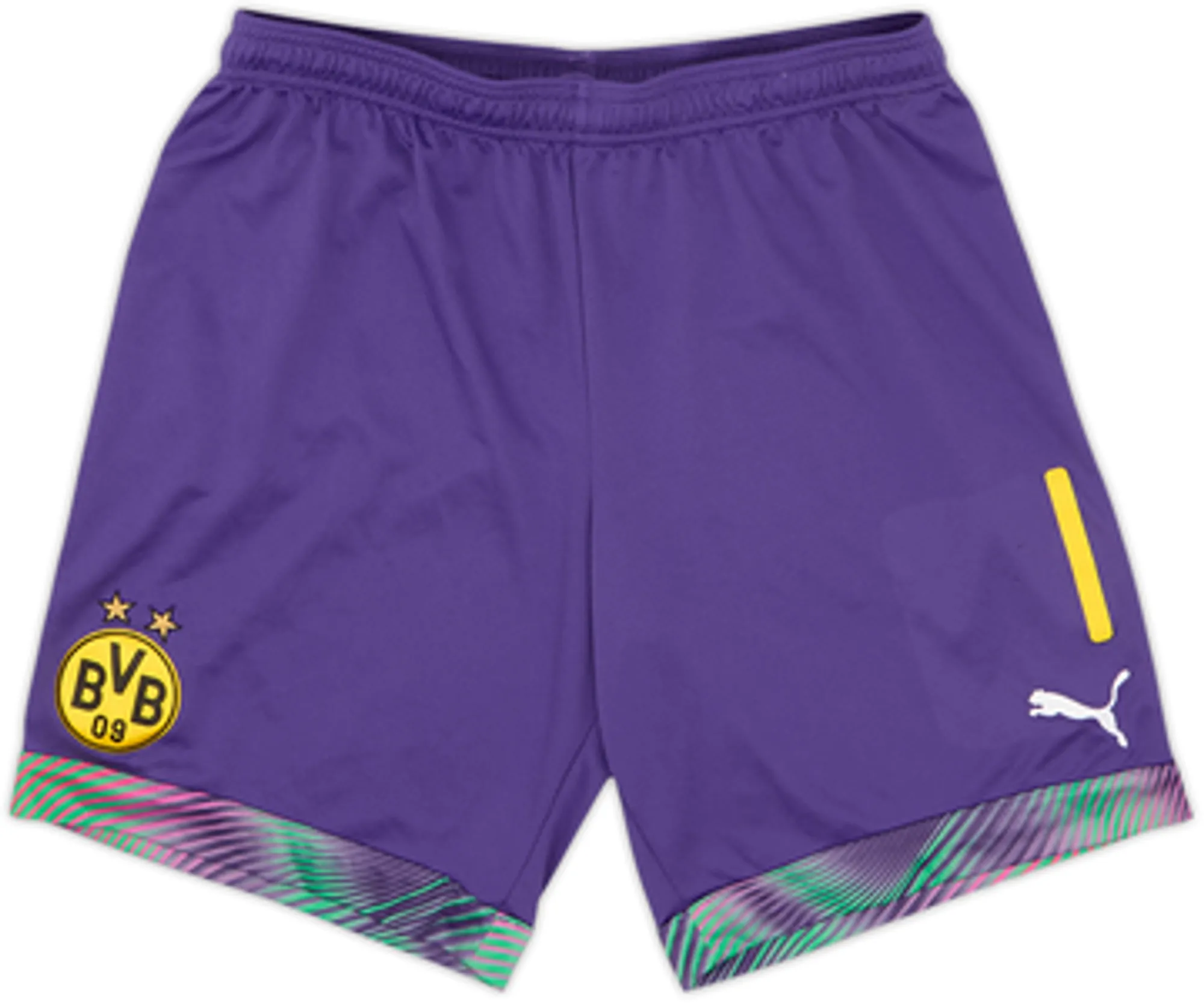 2018-19 Borussia Dortmund GK Shorts #1 - 6/10 - (L)