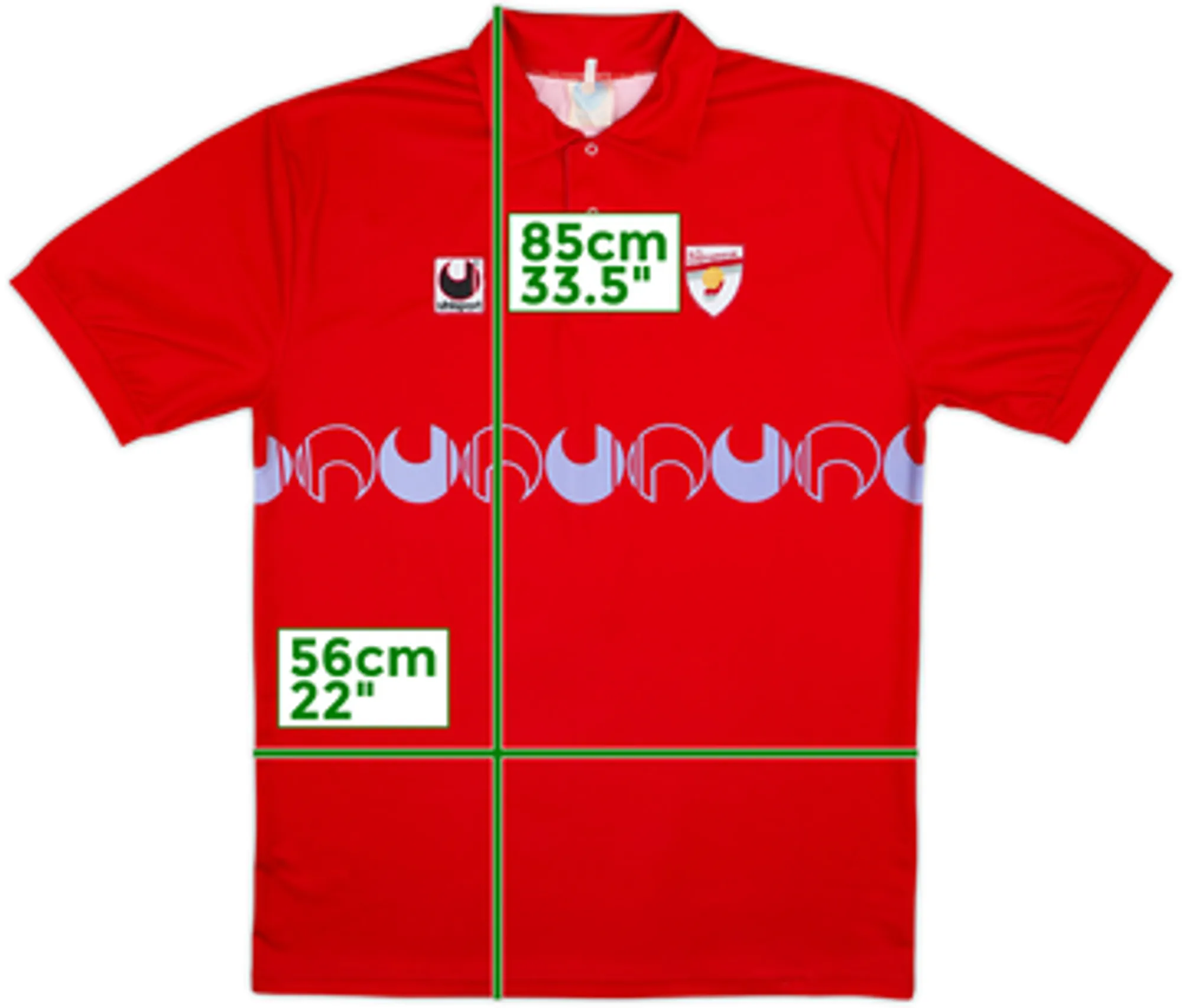 1994-95 Cremonese Uhlsport Training Shirt - 9/10 - (XL)