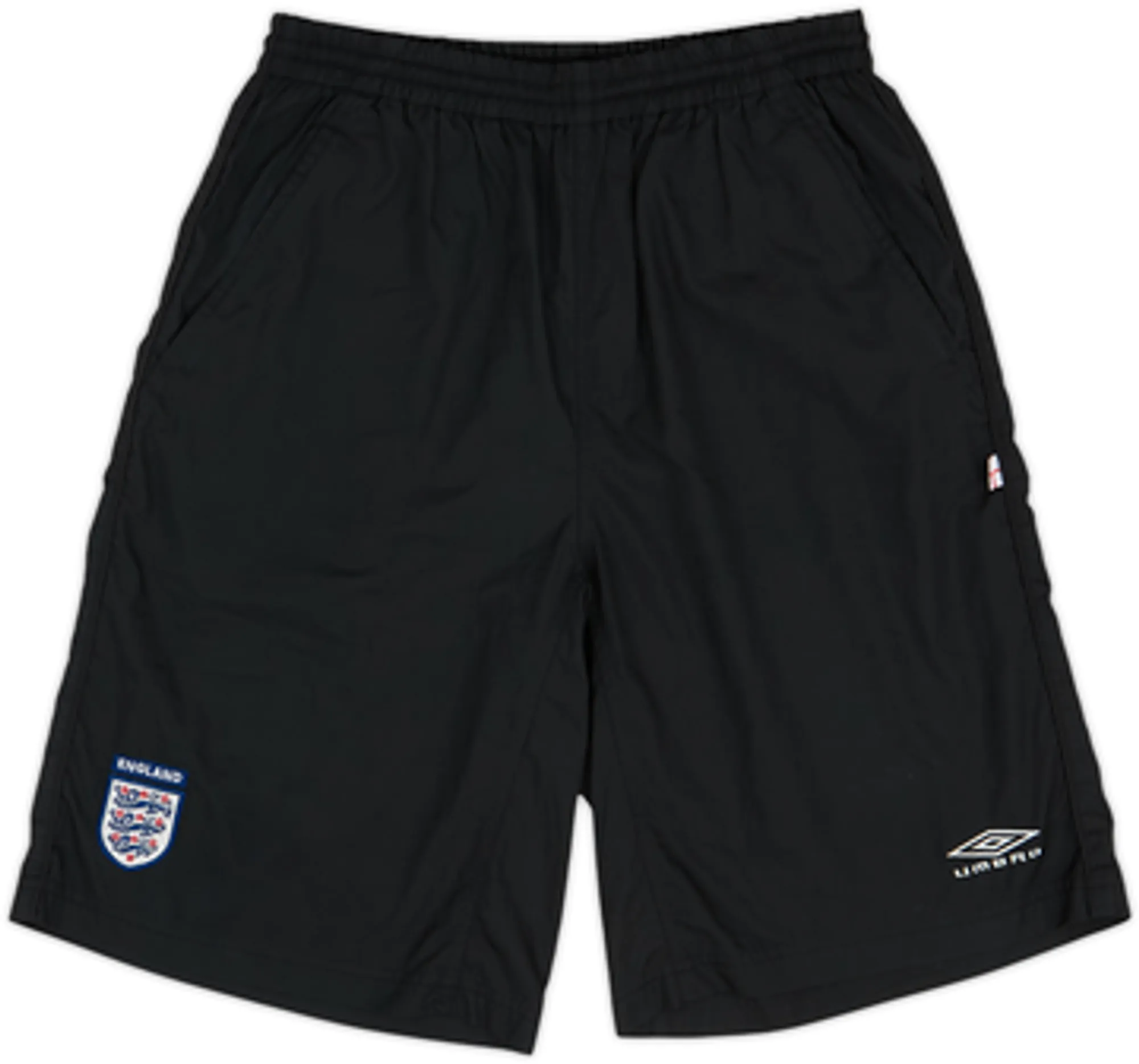 2004-05 England Umbro Long Training Shorts - 8/10 - (L)