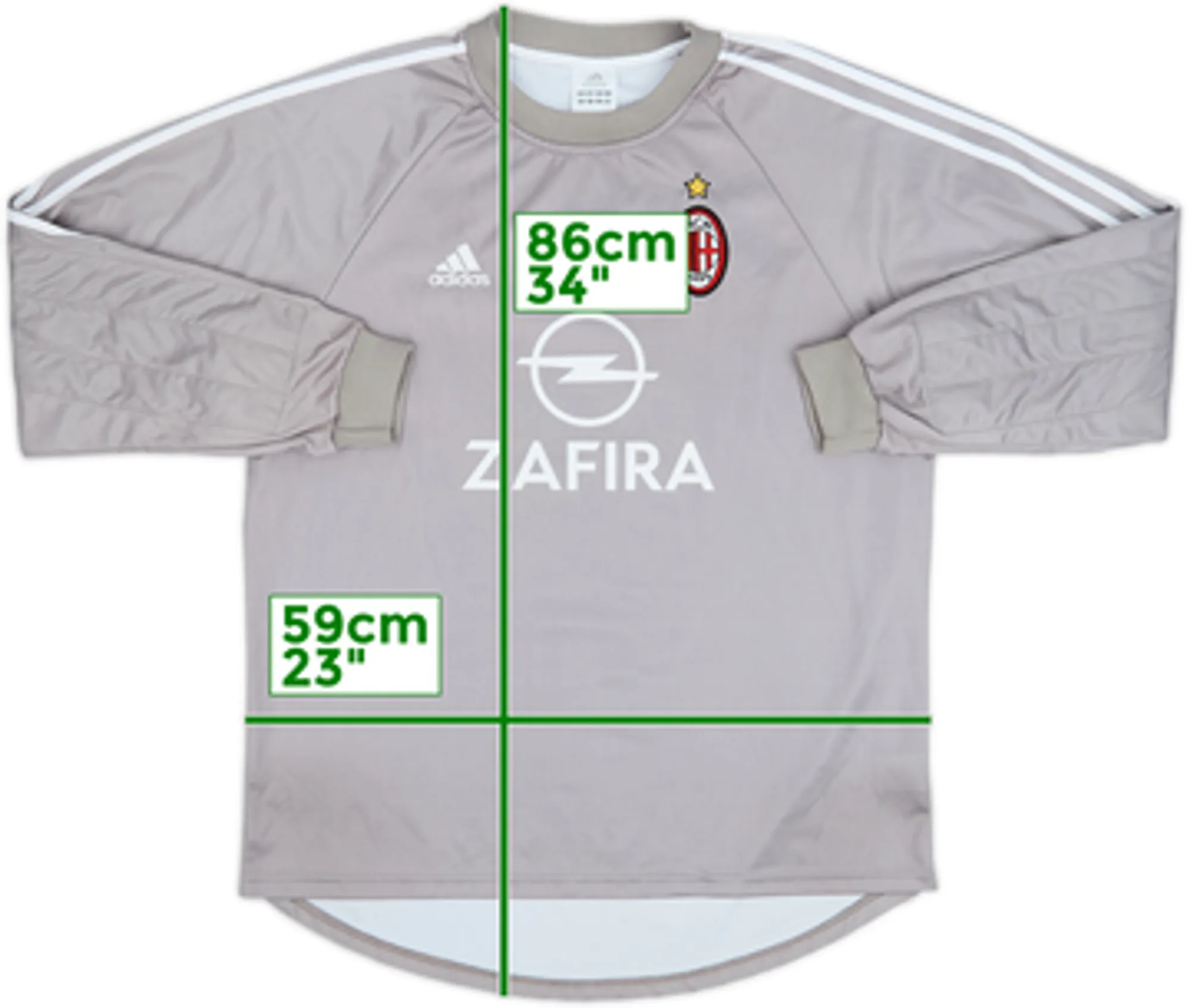 2005-06 AC Milan GK Shirt - 8/10 - (XXL)