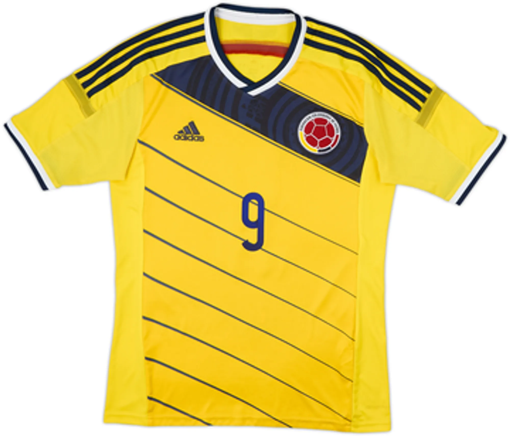 2014-15 Colombia Home Shirt Falcao #9 - 8/10 - (S)