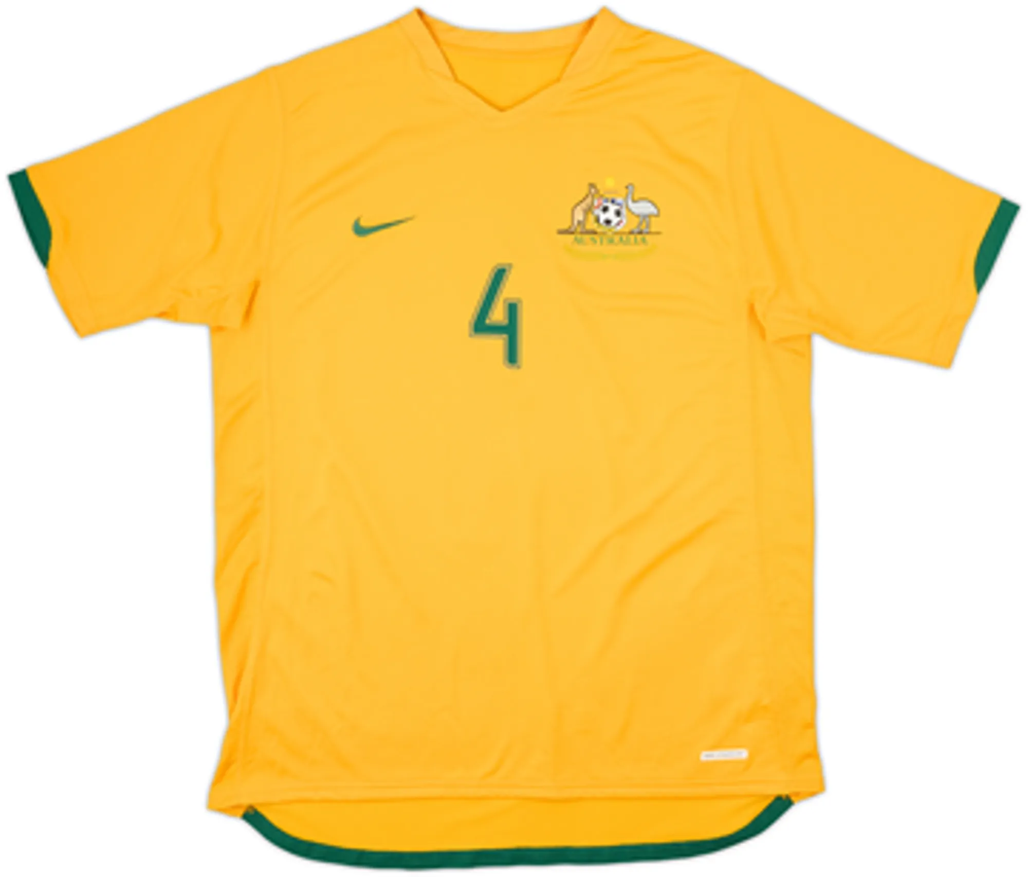2006-08 Australia Home Shirt Cahill #4 - 8/10 - (XL)