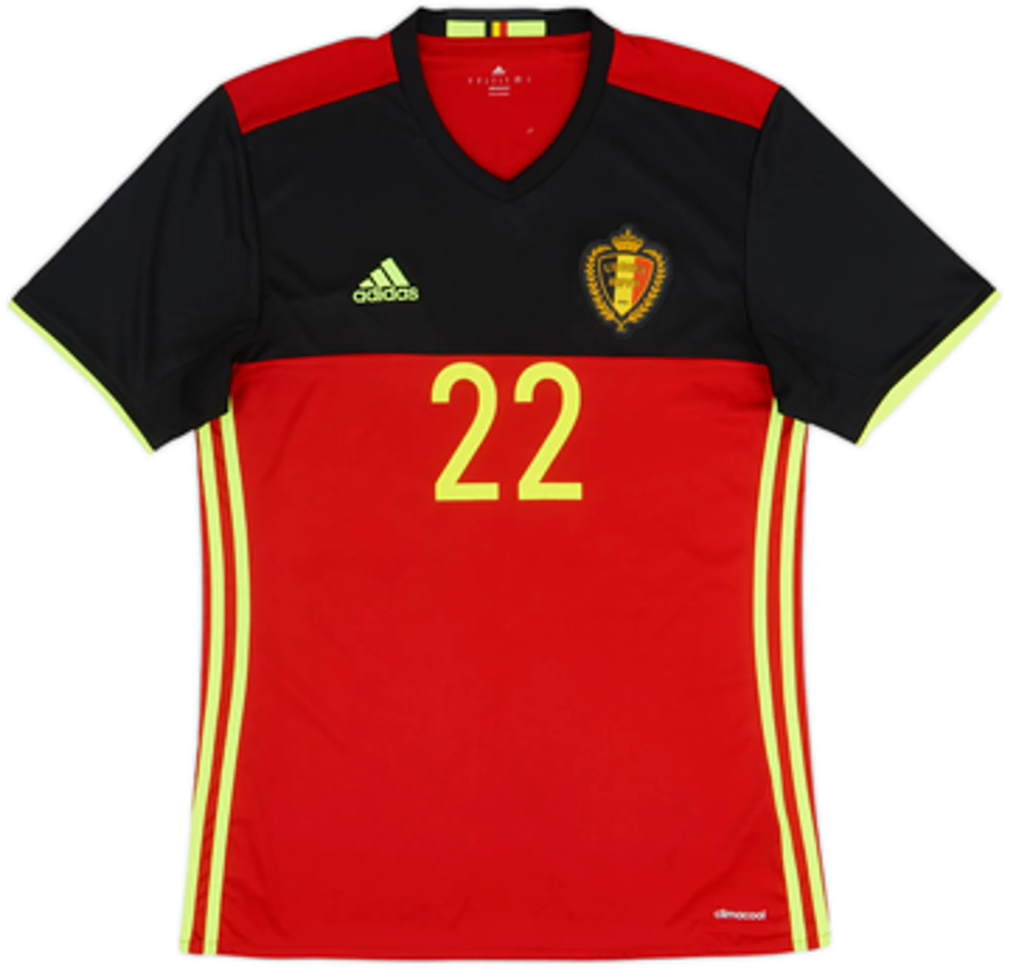 2016-17 Belgium Home Shirt Batshuayi #22 - 7/10 - (M)
