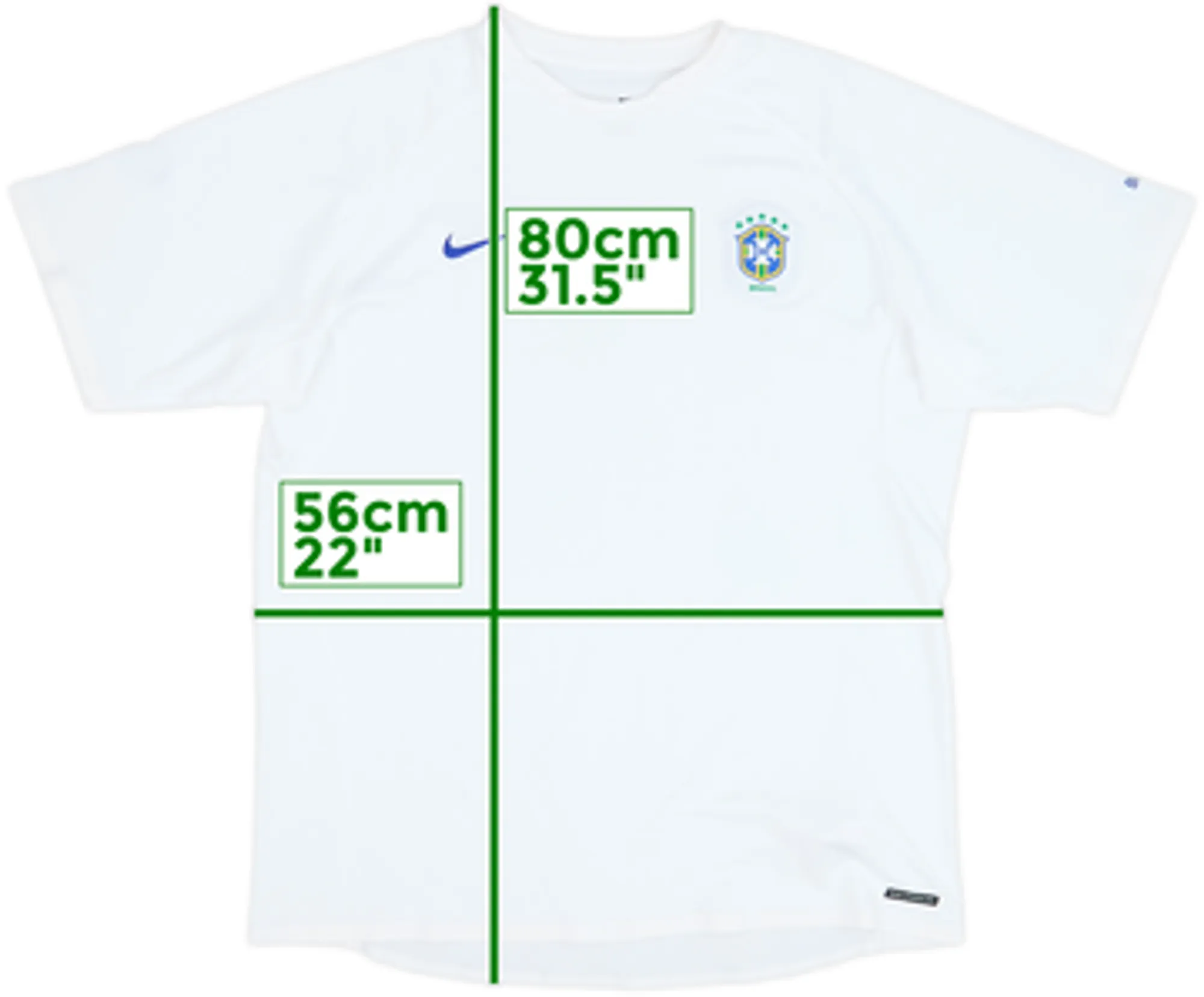 2006-08 Brazil Nike Player Issue Training Shirt - 10/10 - (XL)