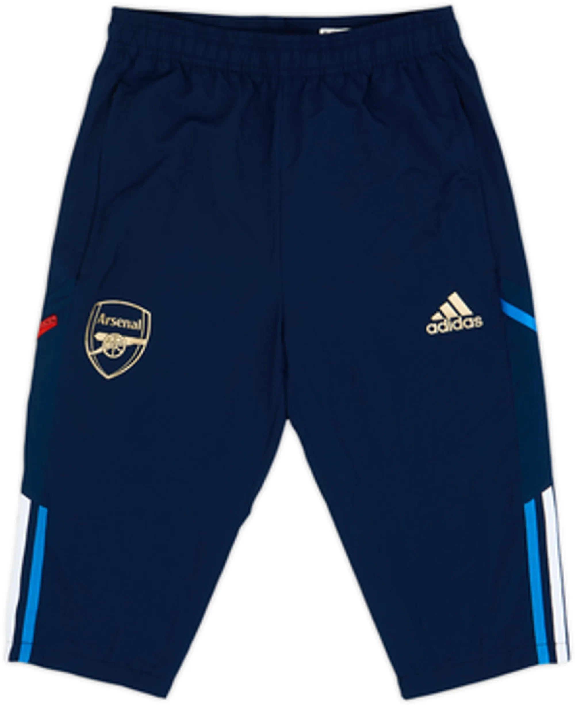 2022-23 Arsenal adidas 3/4 Track Pants/Bottoms - 8/10 - (XL.Boys)