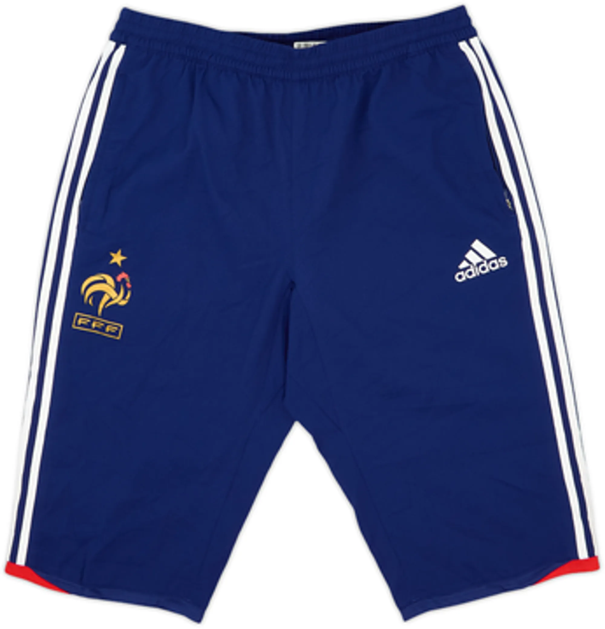 2009-10 France adidas Formotion 3/4 Training Shorts - 10/10 - (M)