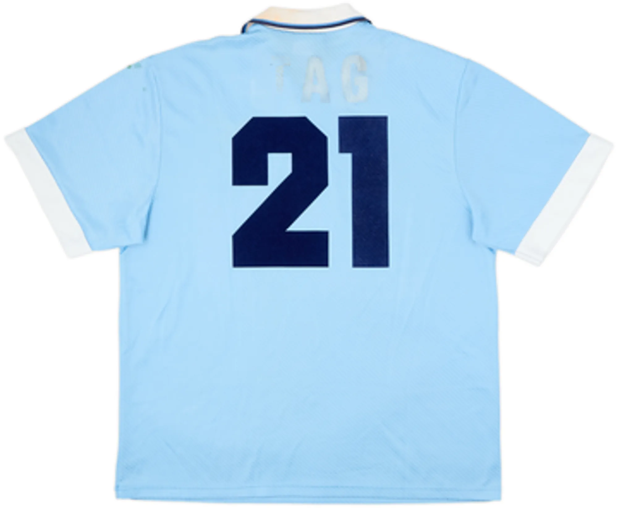 1993-95 Lazio Home Shirt #21 - 4/10 - (XL)