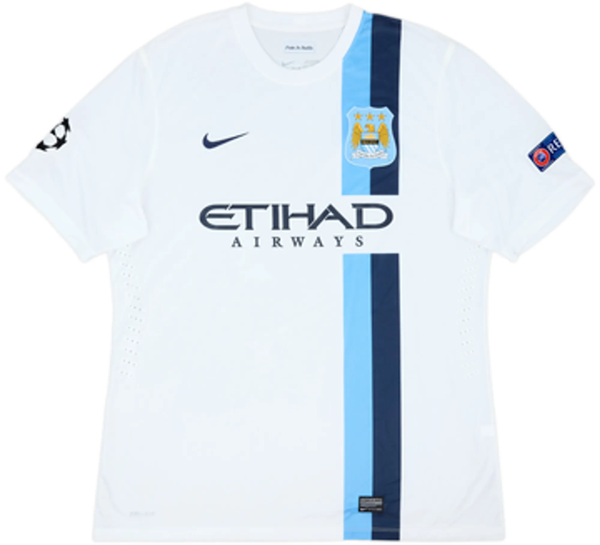 2013-14 Manchester City Player Issue Third Shirt Lescott #6 - 8/10 - (XXL)