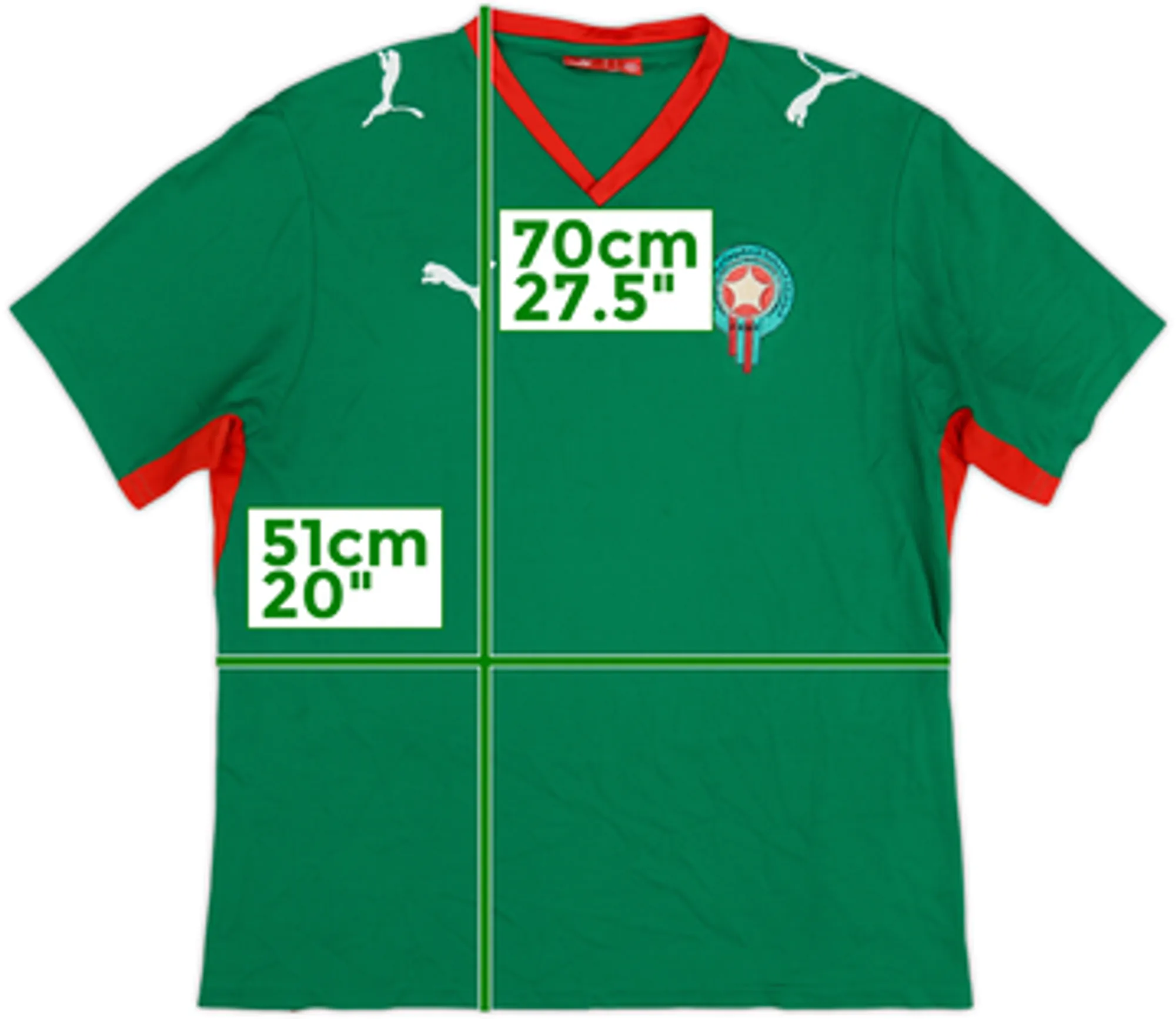 2008-09 Morocco Home Shirt - 5/10 - (L)