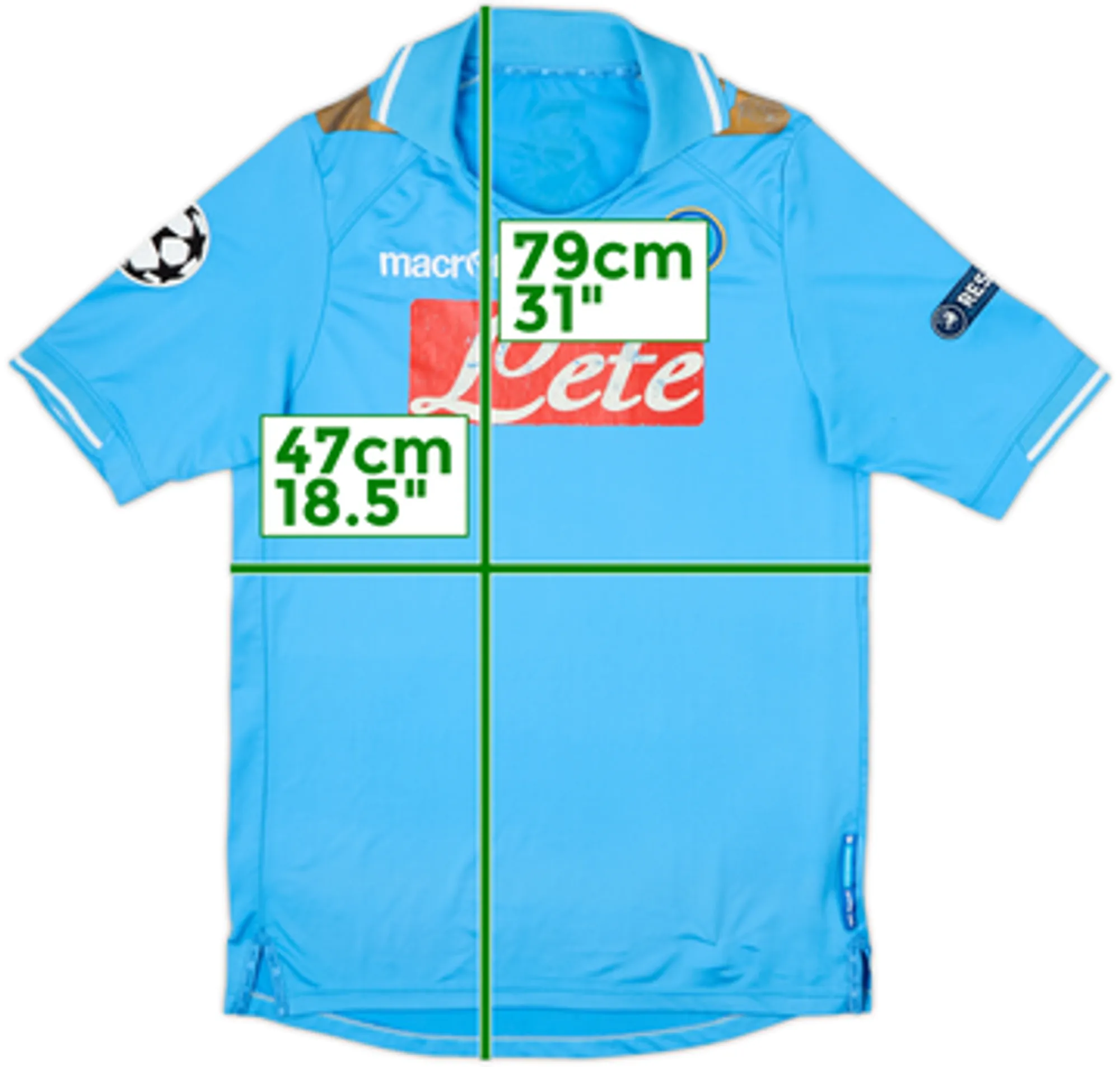 2011-12 Napoli CL Home Shirt - 5/10 - (M)