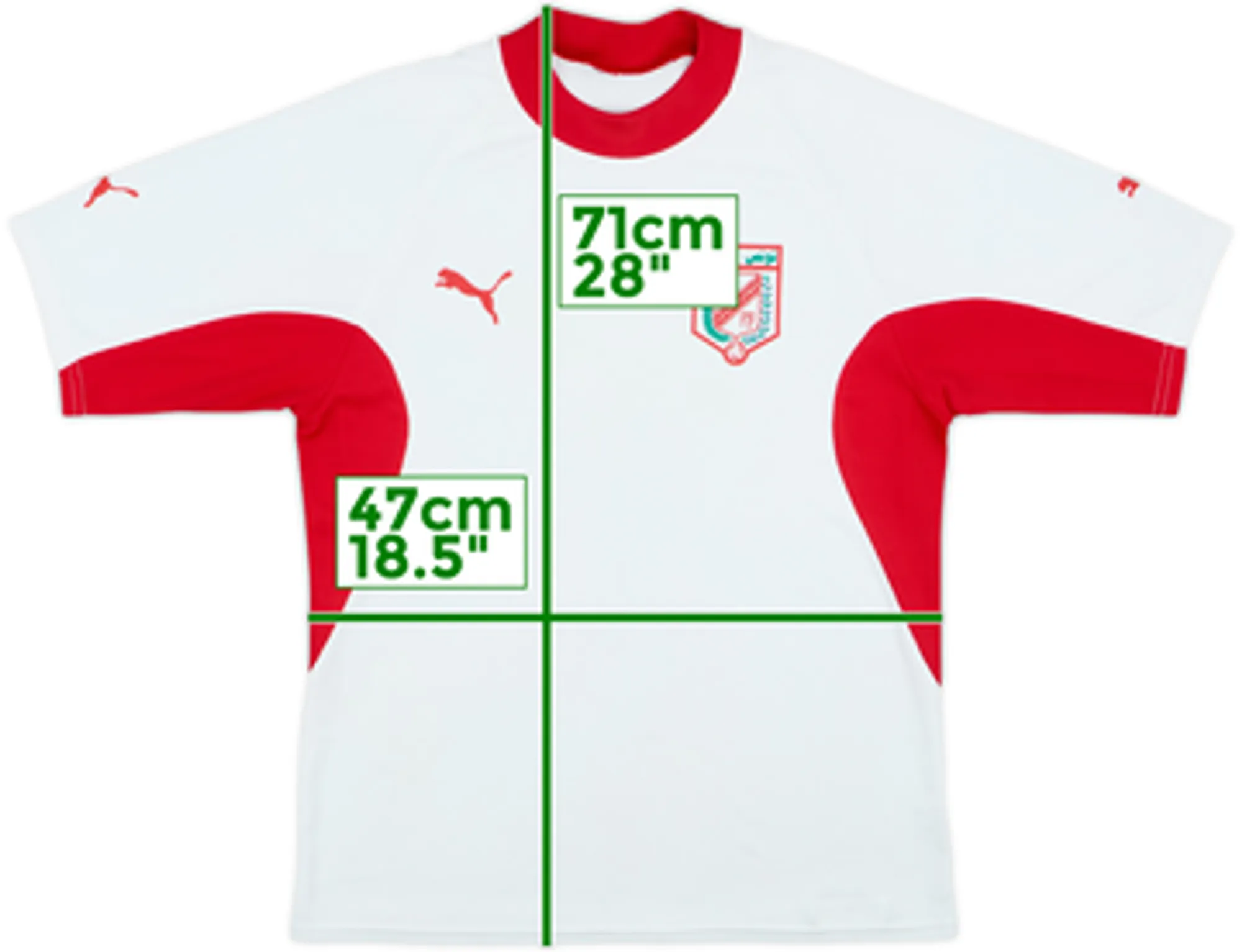 2002-04 Tunisia Basic Home Shirt - 7/10 - (M)