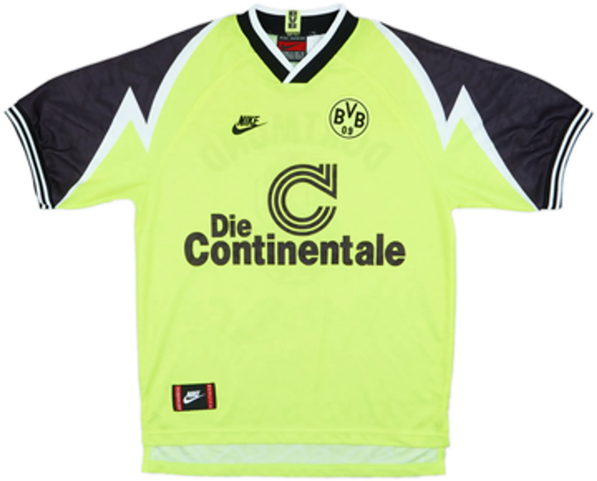 1995-96 Borussia Dortmund Home Shirt Zorc #8 - 8/10 - (M)