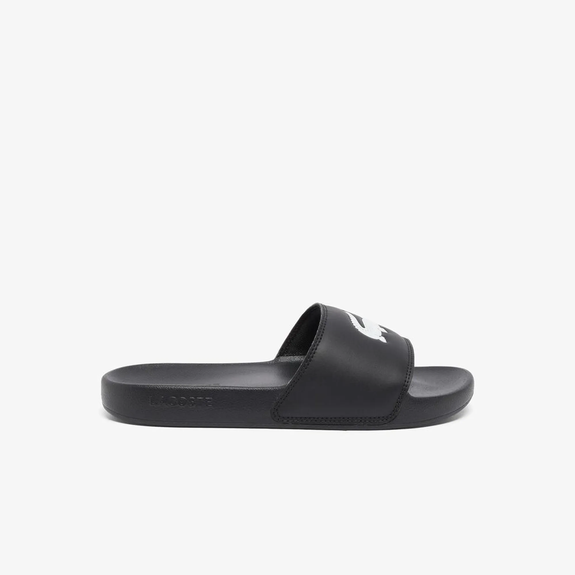 Lacoste Women's Serve Slide 0.0 - Black & White
