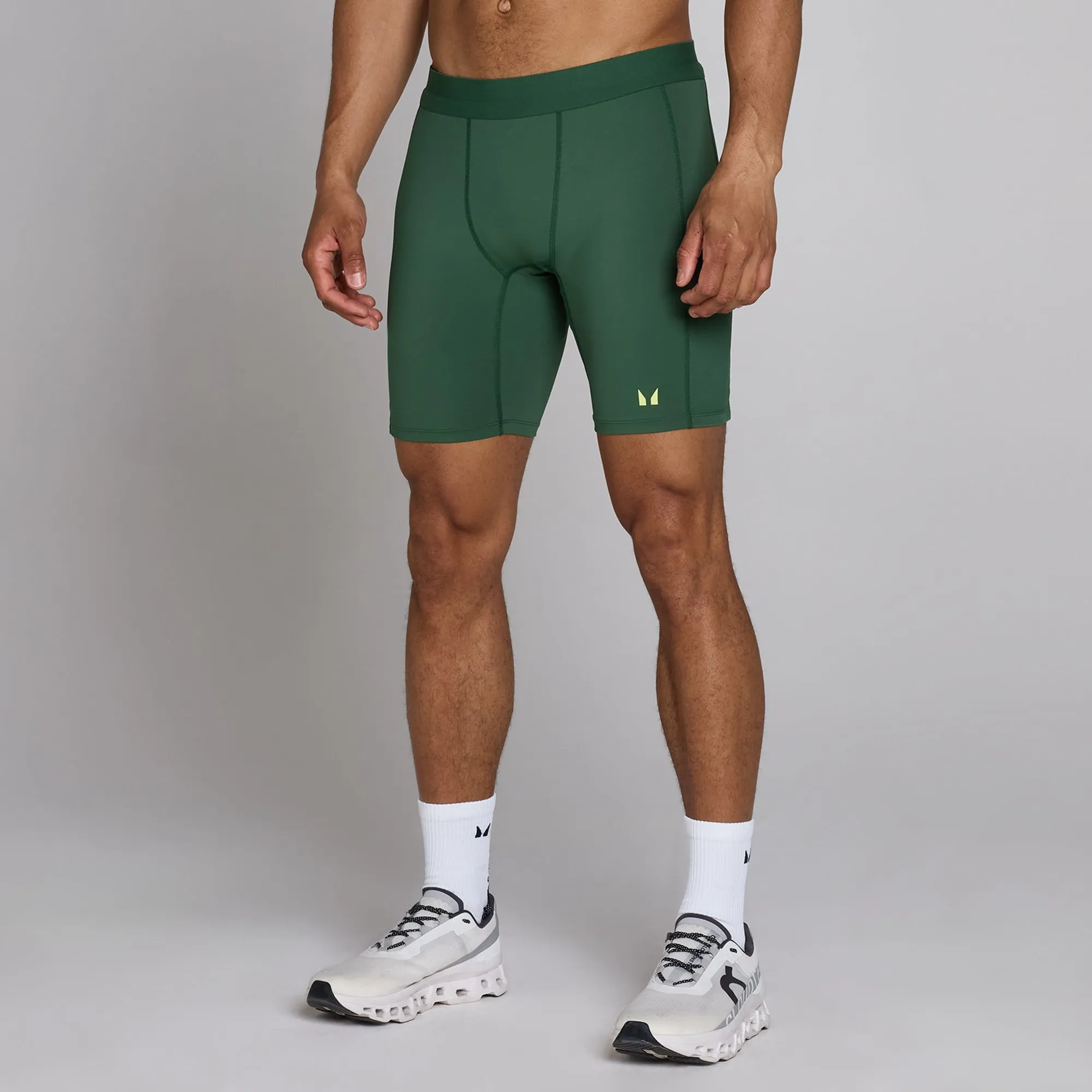 MP Men's Hybrid Pocket Half Tight - Racing Green - XS