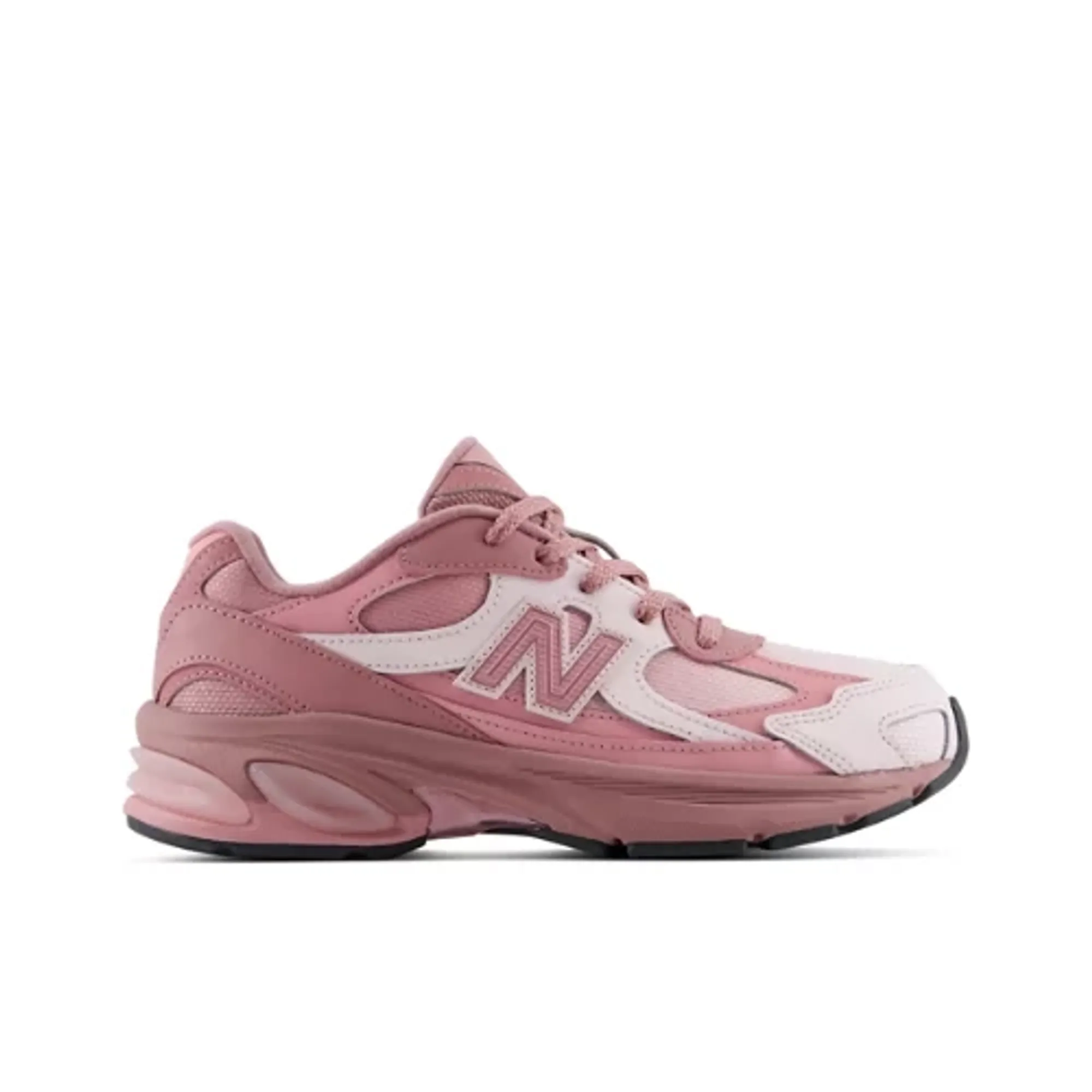 New Balance Kids Abzorb 2010 Lace in Pink Suede/Mesh