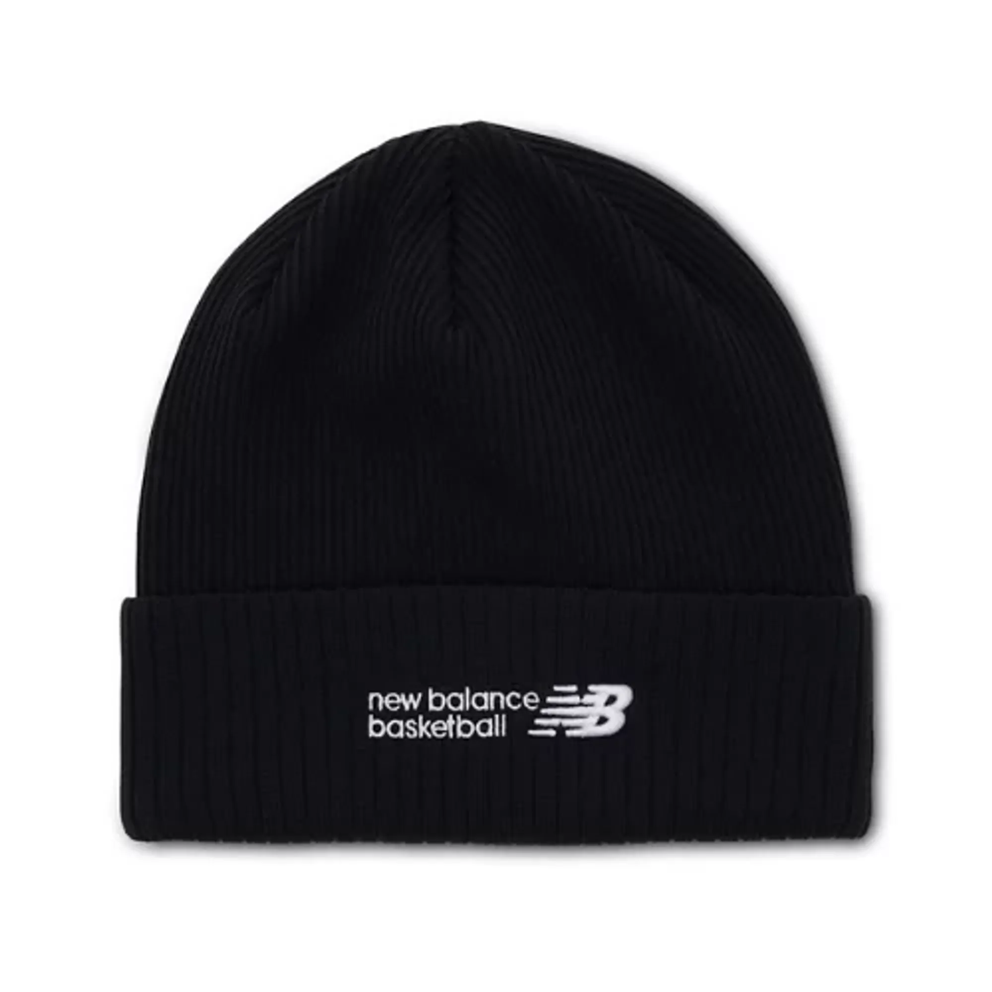 New Balance Unisex '47 Basketball Beanie in Black/White Nylon