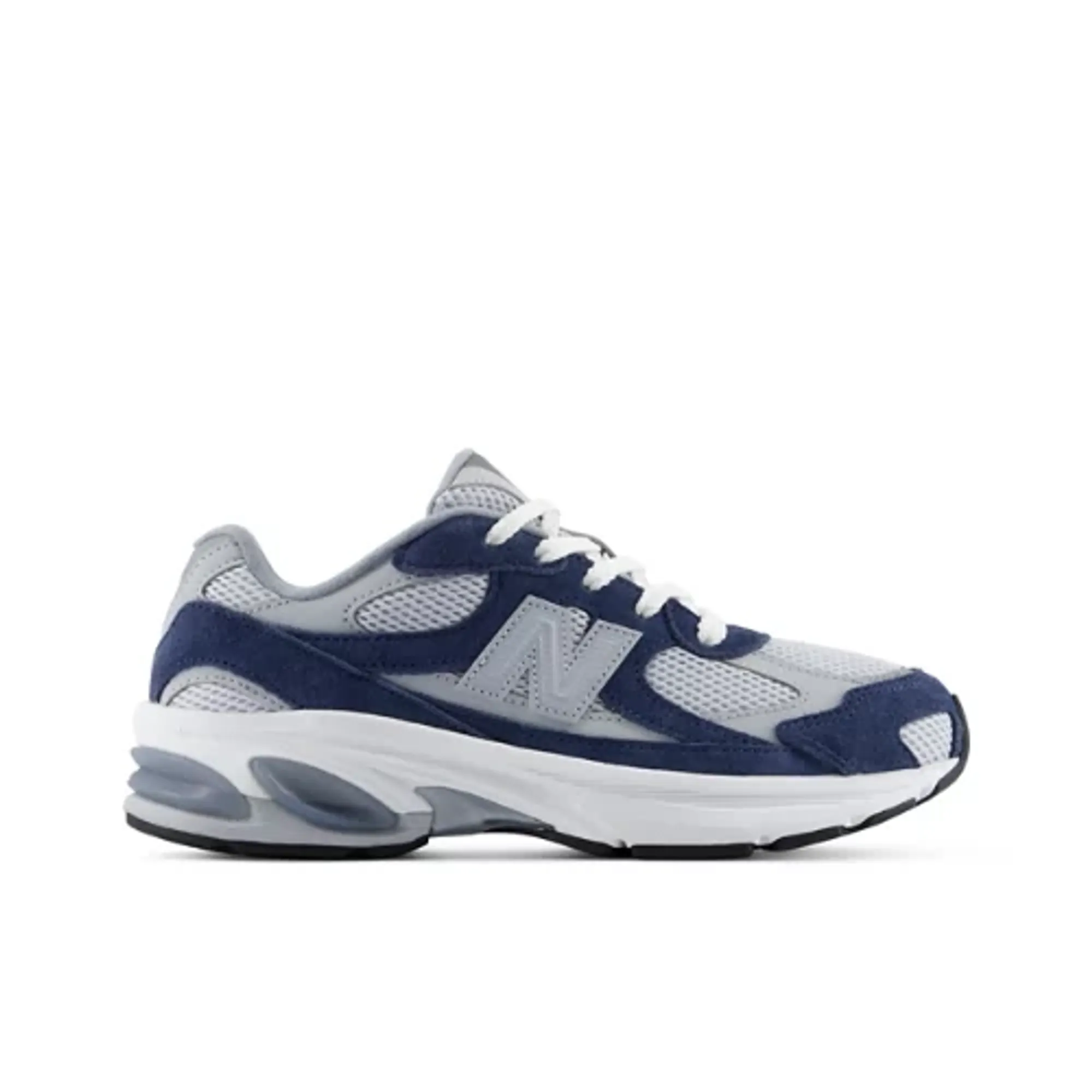 New Balance Kids Abzorb 2010 Lace in Blue/Grey Suede/Mesh