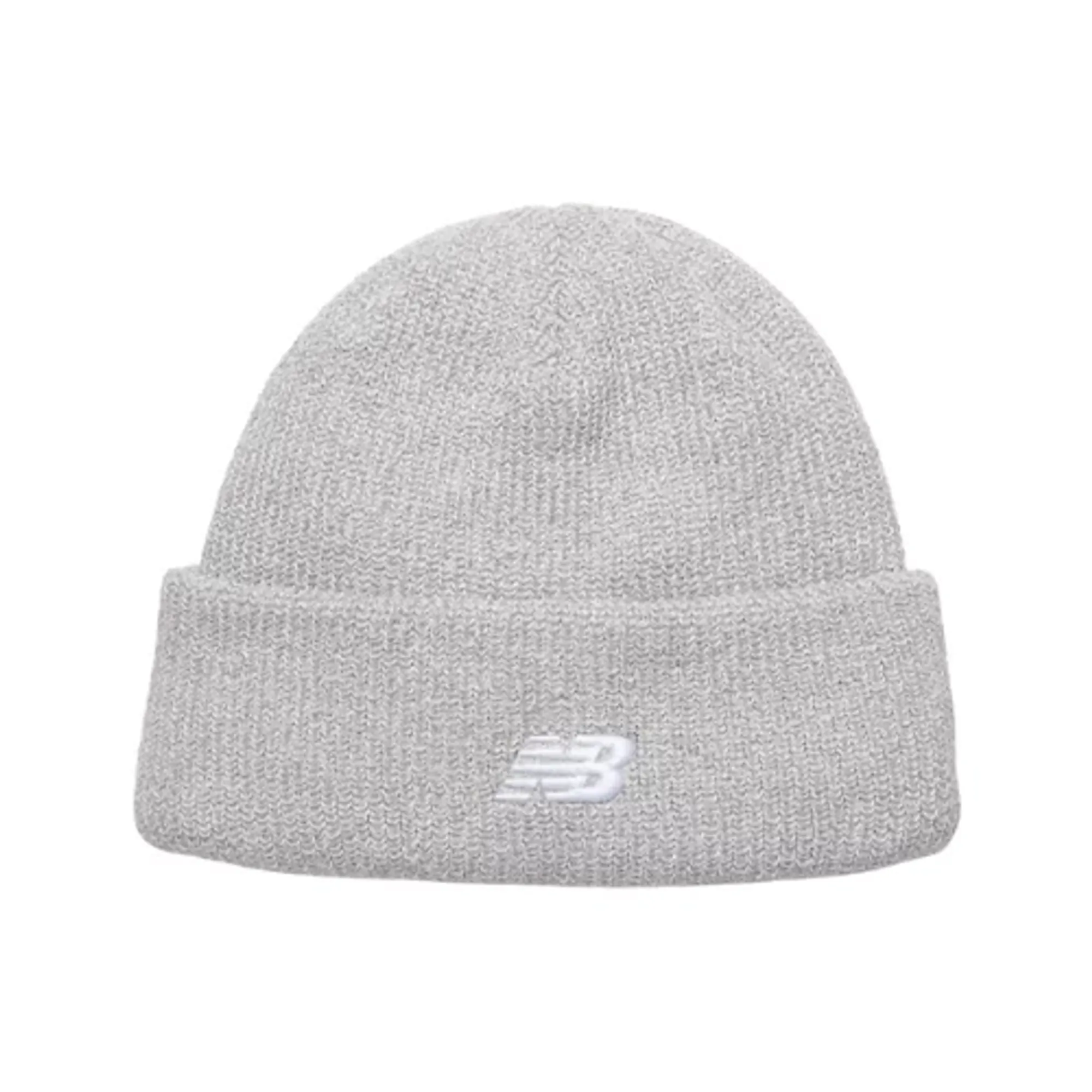 New Balance Unisex '47 Cuff Knit Hat in Grey Nylon