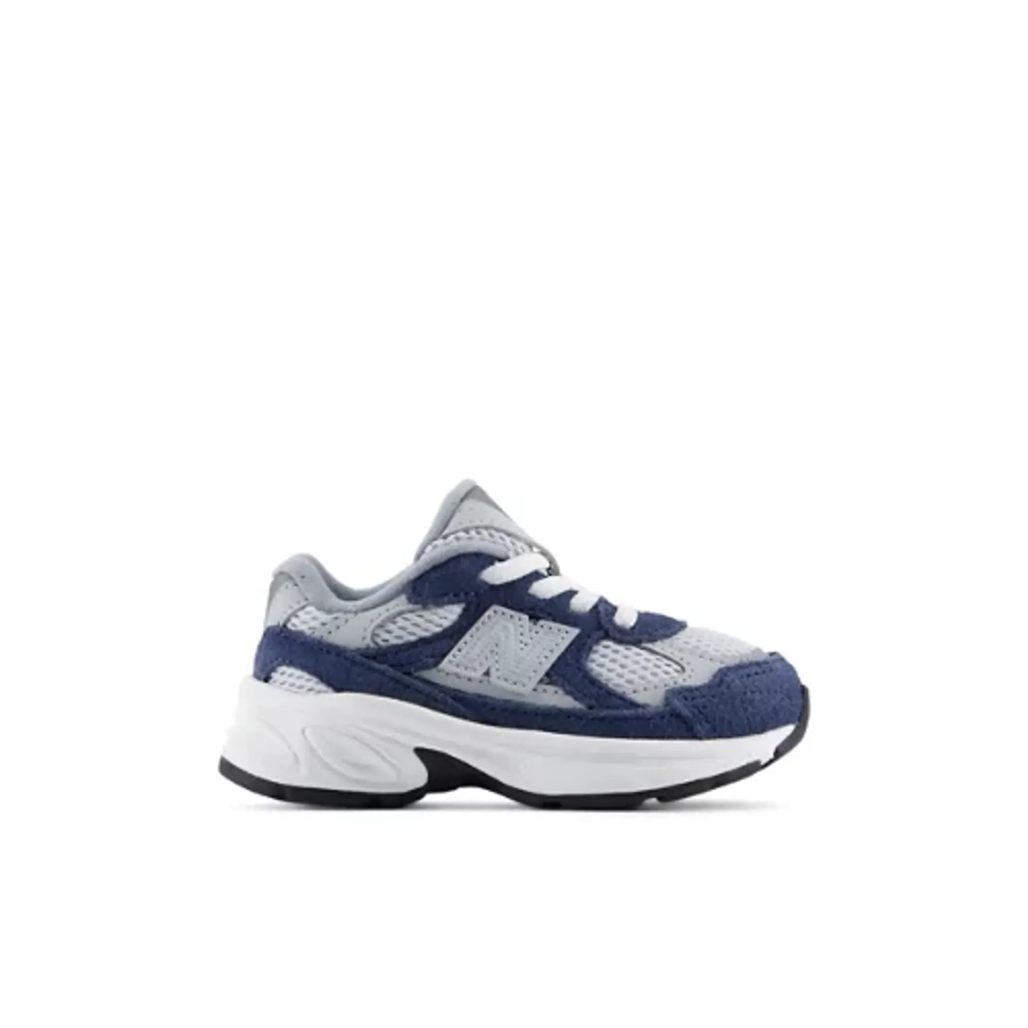 New Balance Infants Abzorb 2010 Bungee in Blue/Grey Suede/Mesh