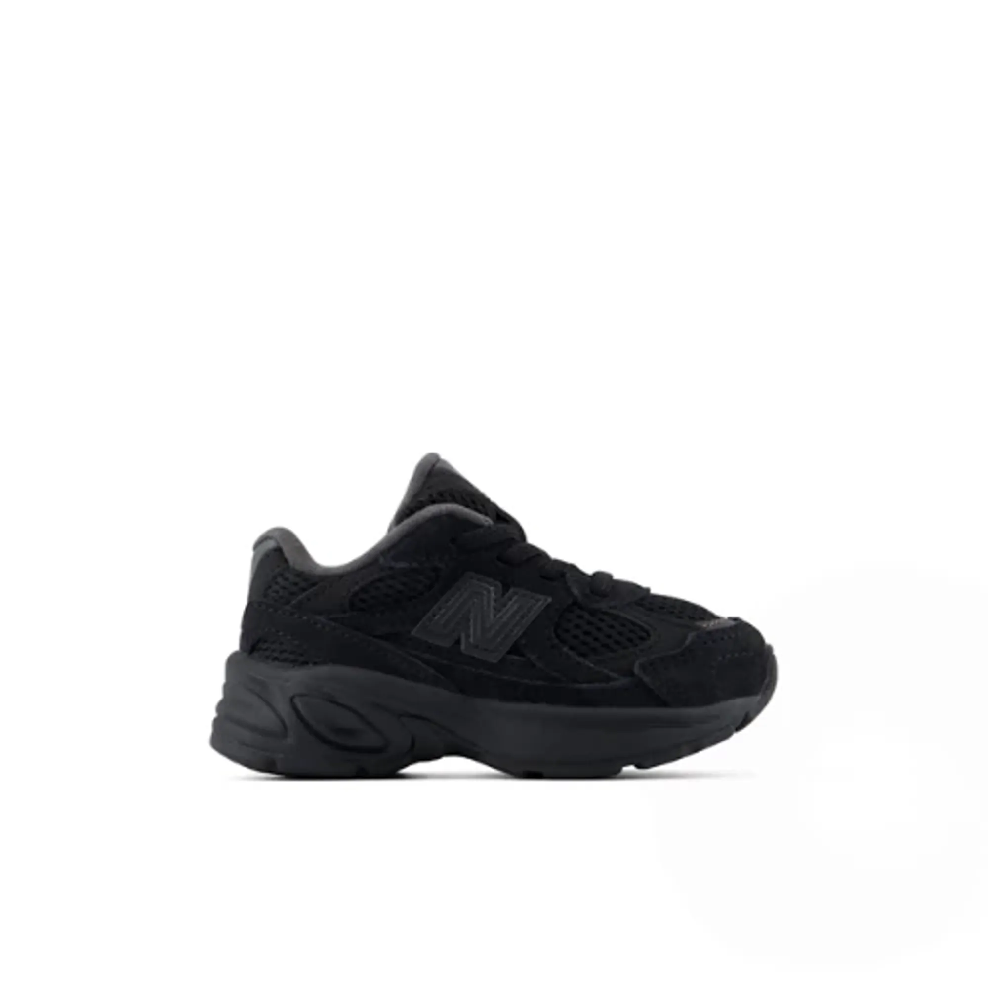 New Balance Infants Abzorb 2010 Bungee in Black Suede/Mesh