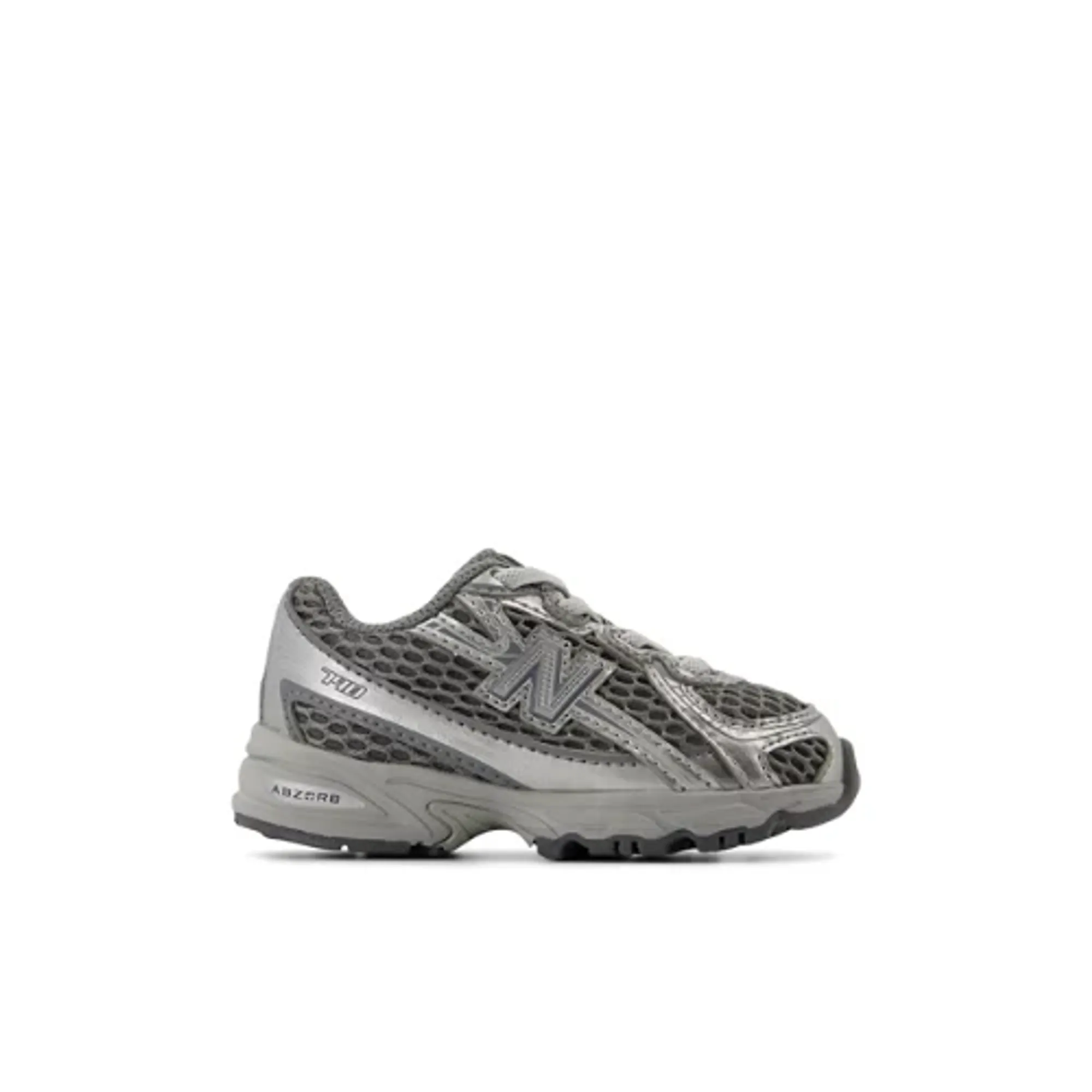 New Balance Infants 740 Bungee Lace in Grey Synthetic