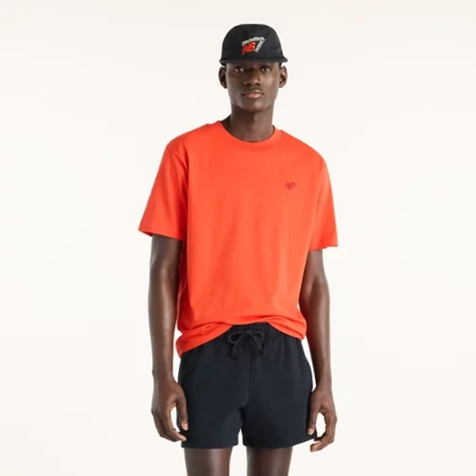 New Balance Men's Athletics Cotton T-Shirt in Red