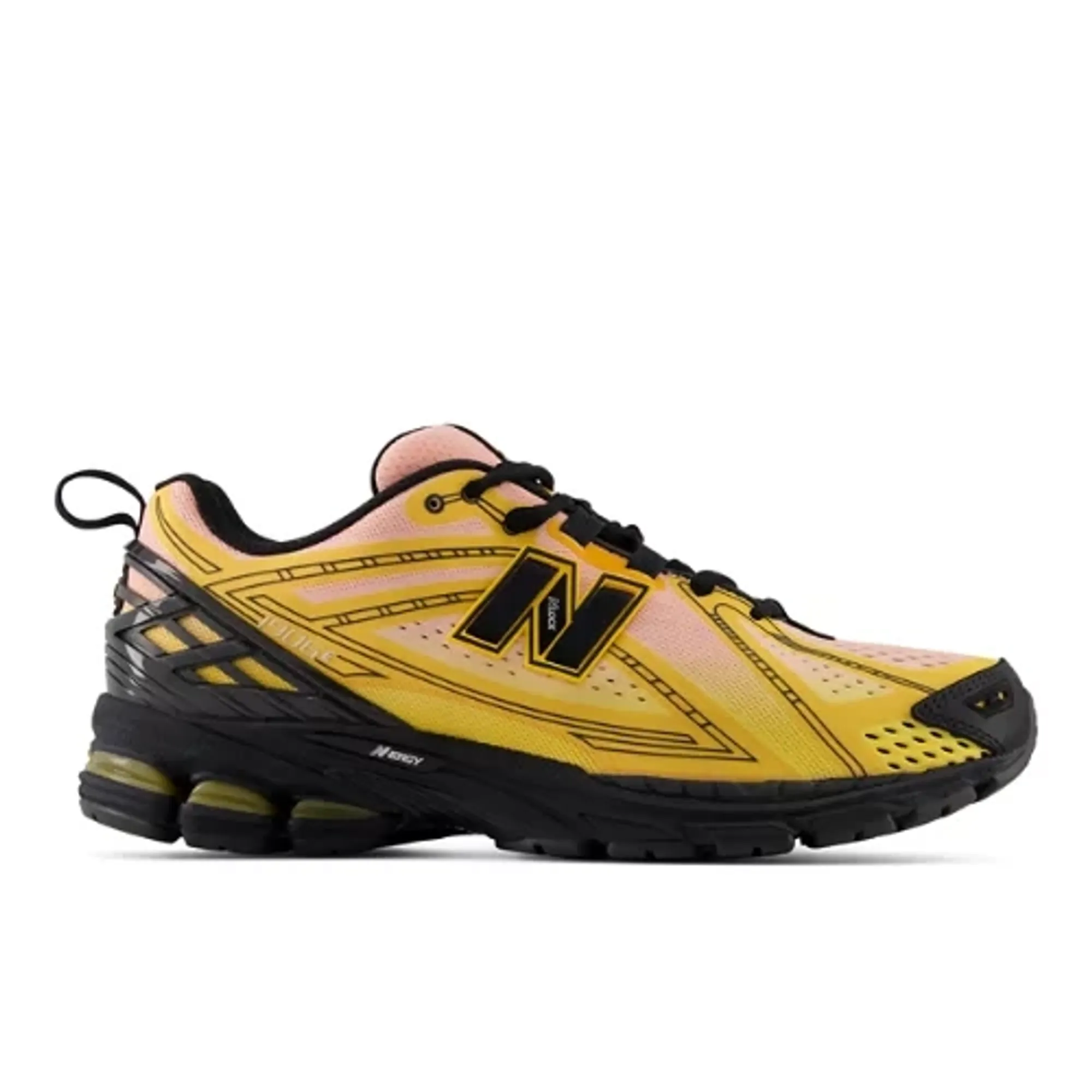 New Balance Unisex 1906E in Orange/Black Mesh