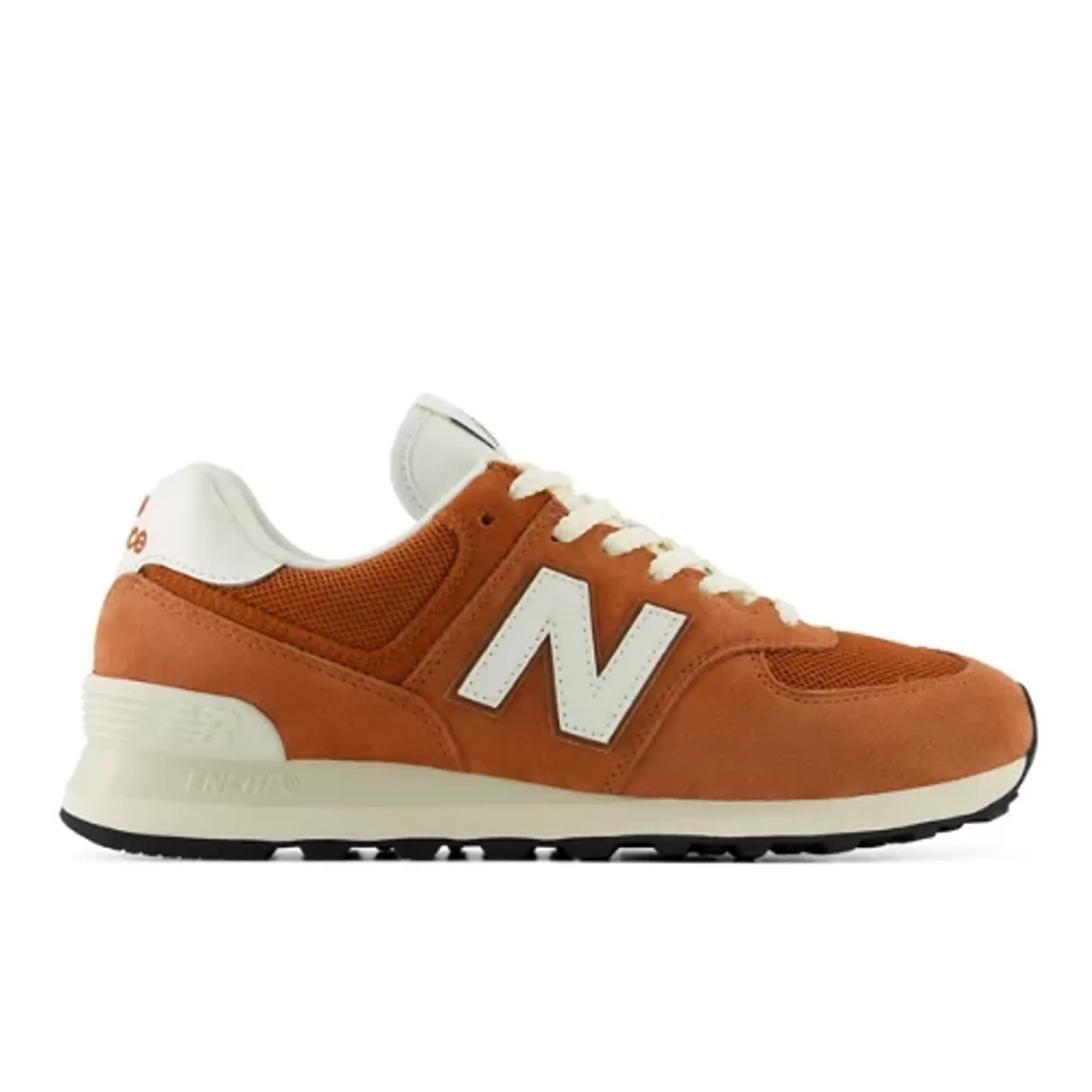 New Balance Unisex 574 in Brown/Beige Suede/Mesh