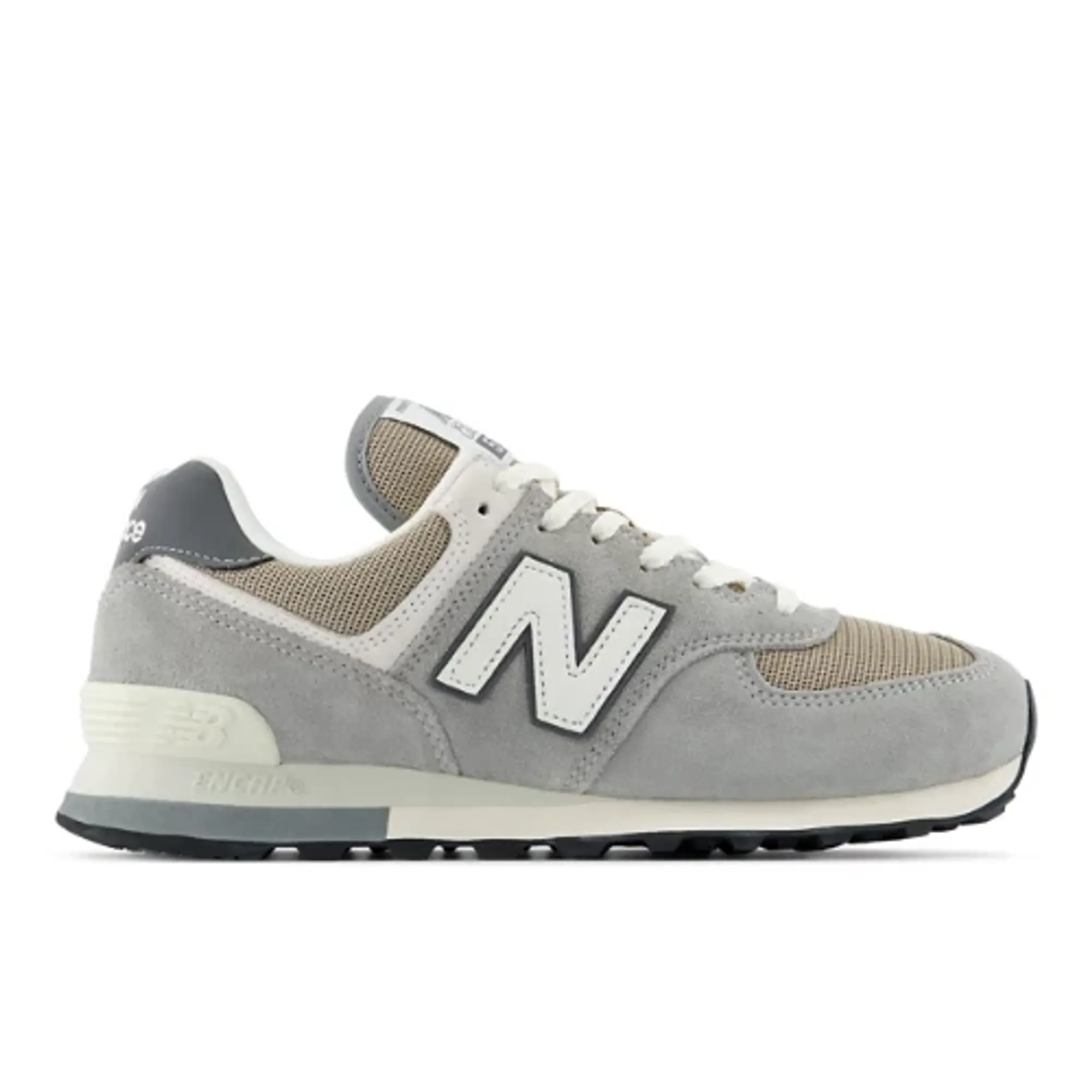 New Balance Unisex 574 in Grey/Brown Suede/Mesh
