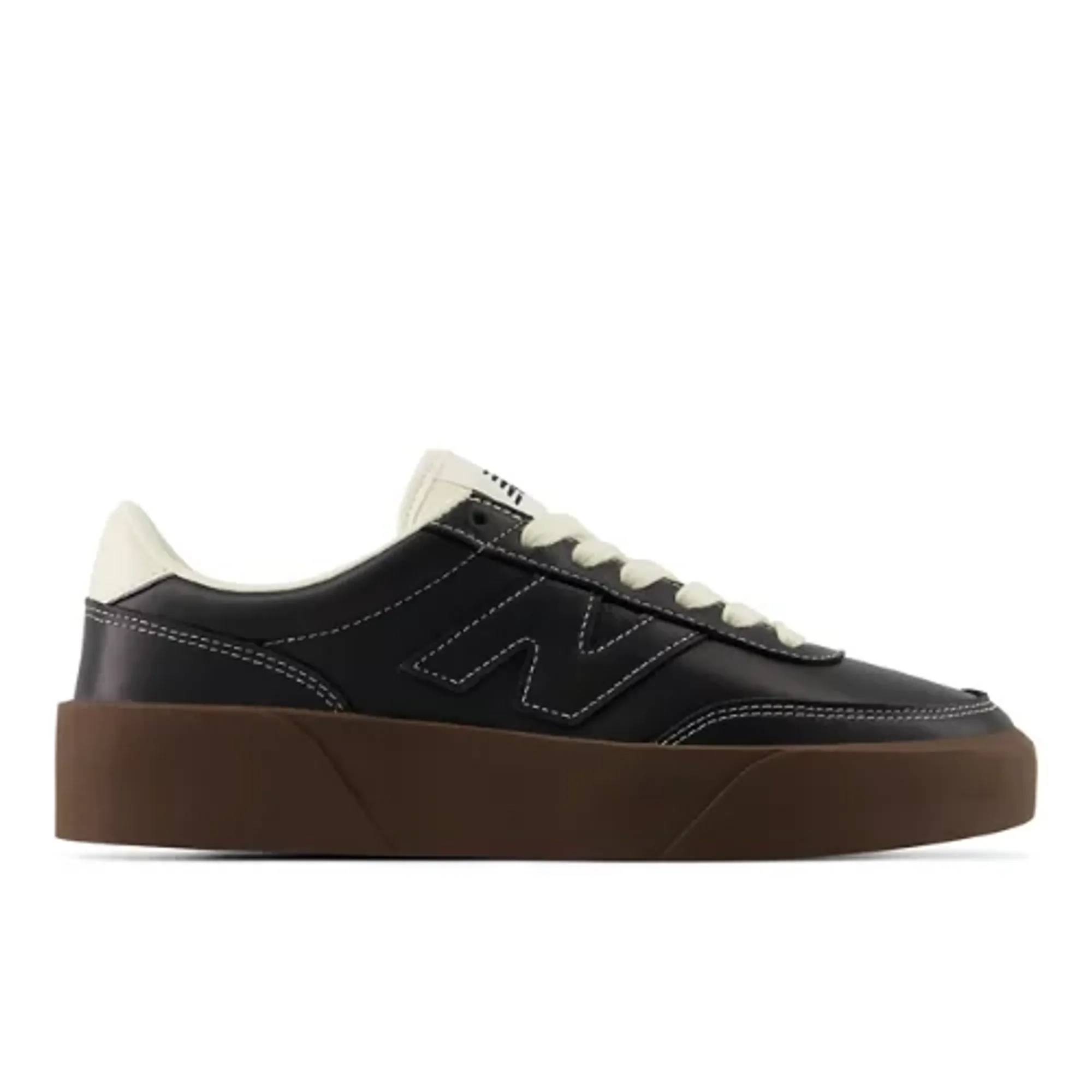 New Balance Unisex 750 in Black/Beige Leather