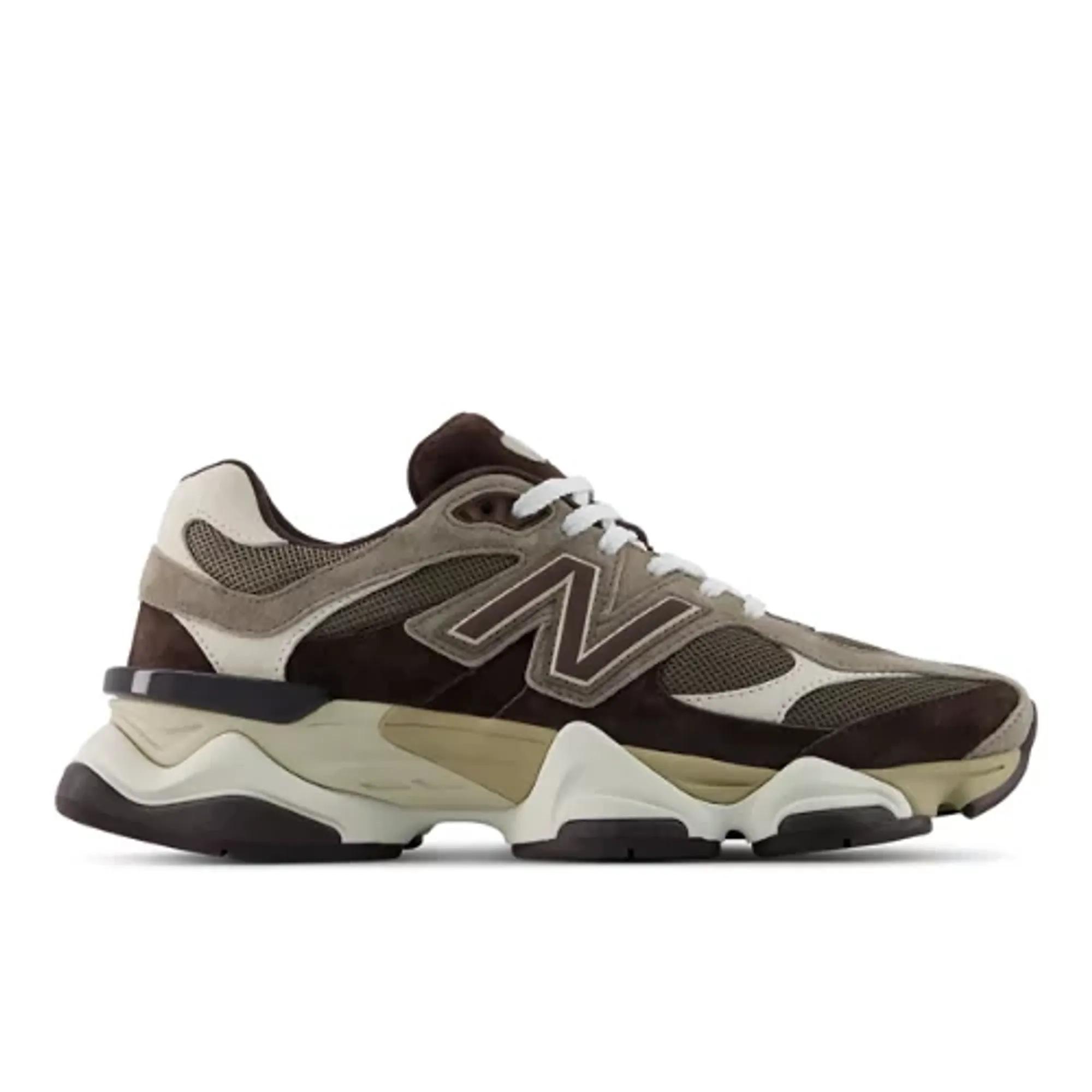 New Balance Unisex 9060 in Brown Suede/Mesh