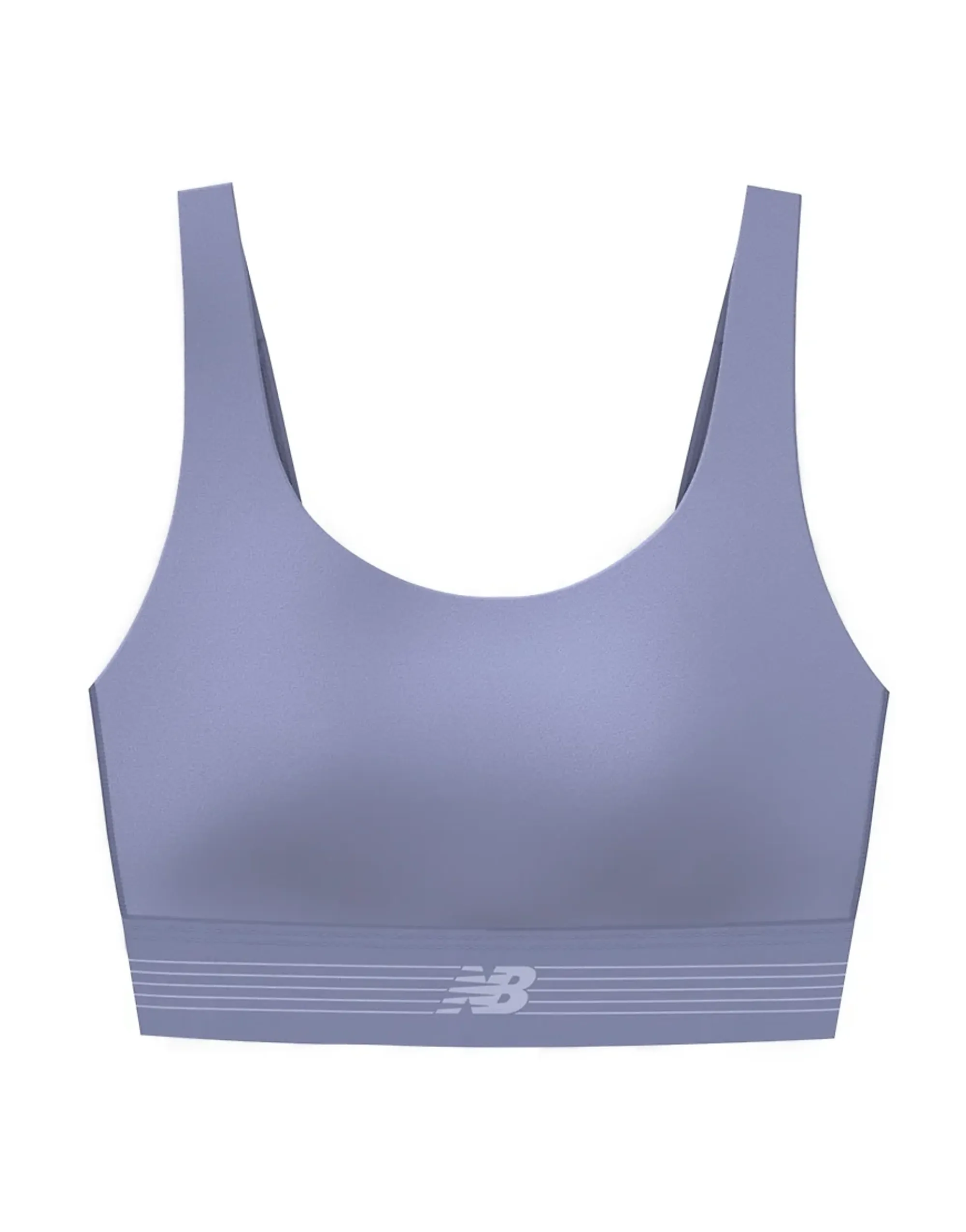 New Balance Women's AC Train Bra in Purple Poly Knit