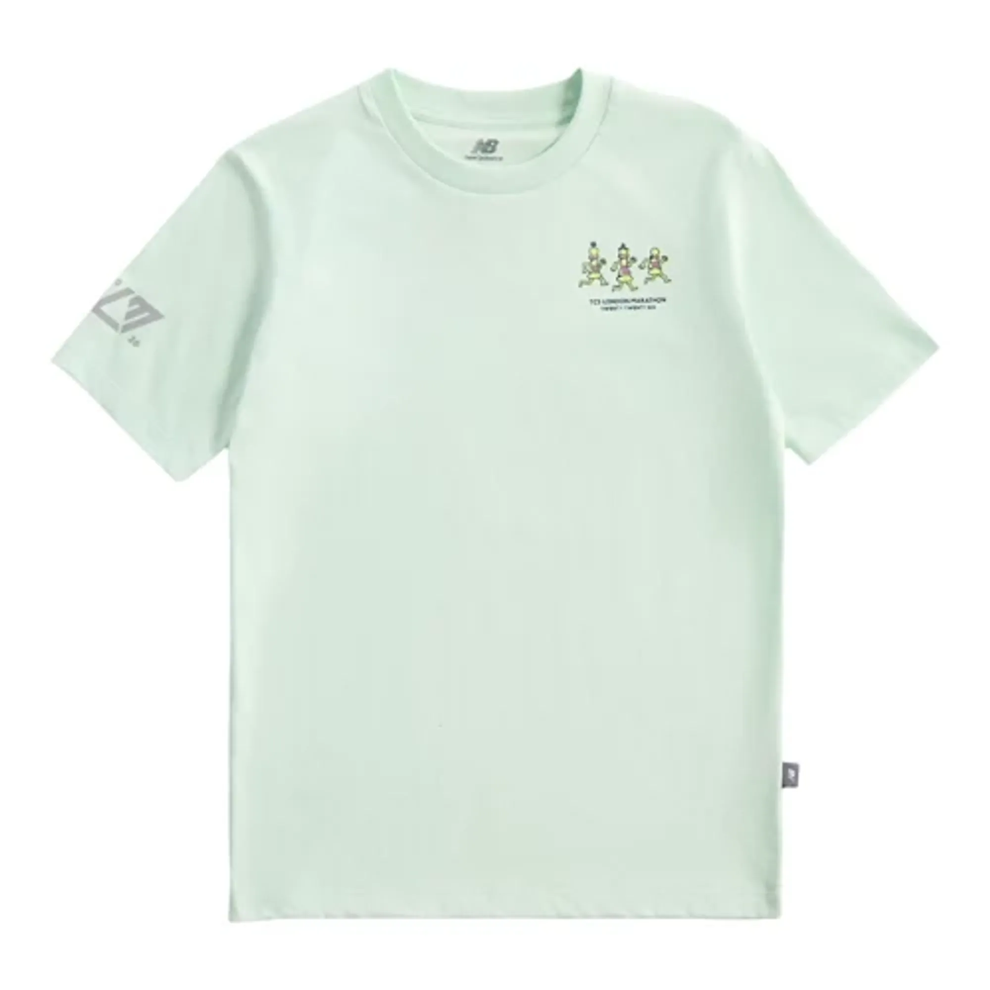 New Balance Kids' London Edition Graphic T-Shirt 2 in Green Cotton