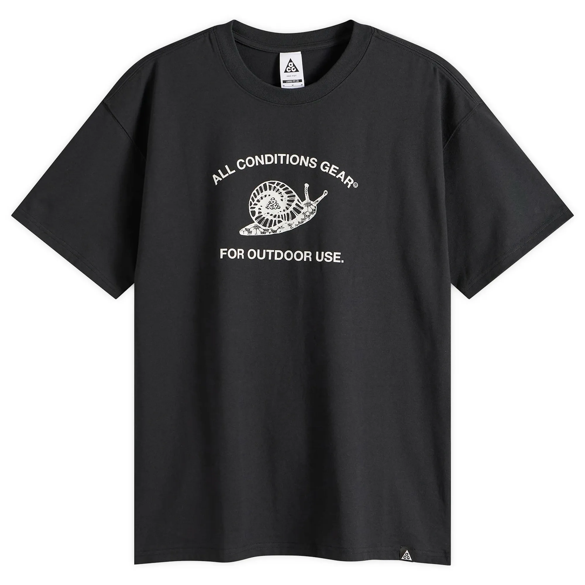 Nike Men's ACG Mystery Snail T-Shirt Black