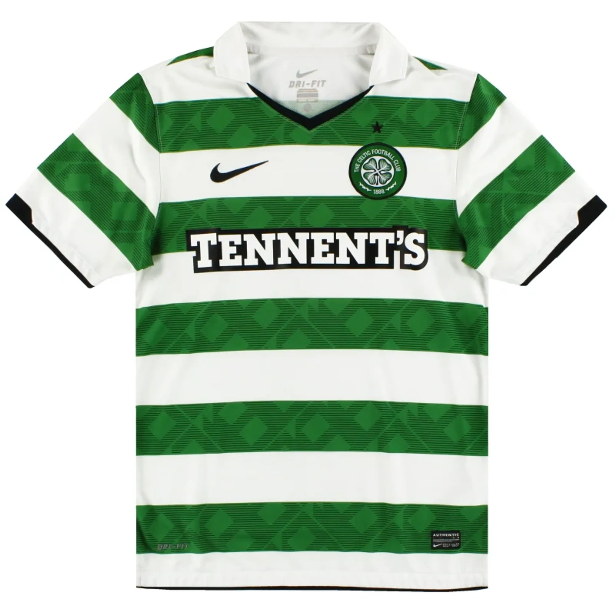 2010-12 Celtic Nike Home Shirt XL - Celtic / Excellent 