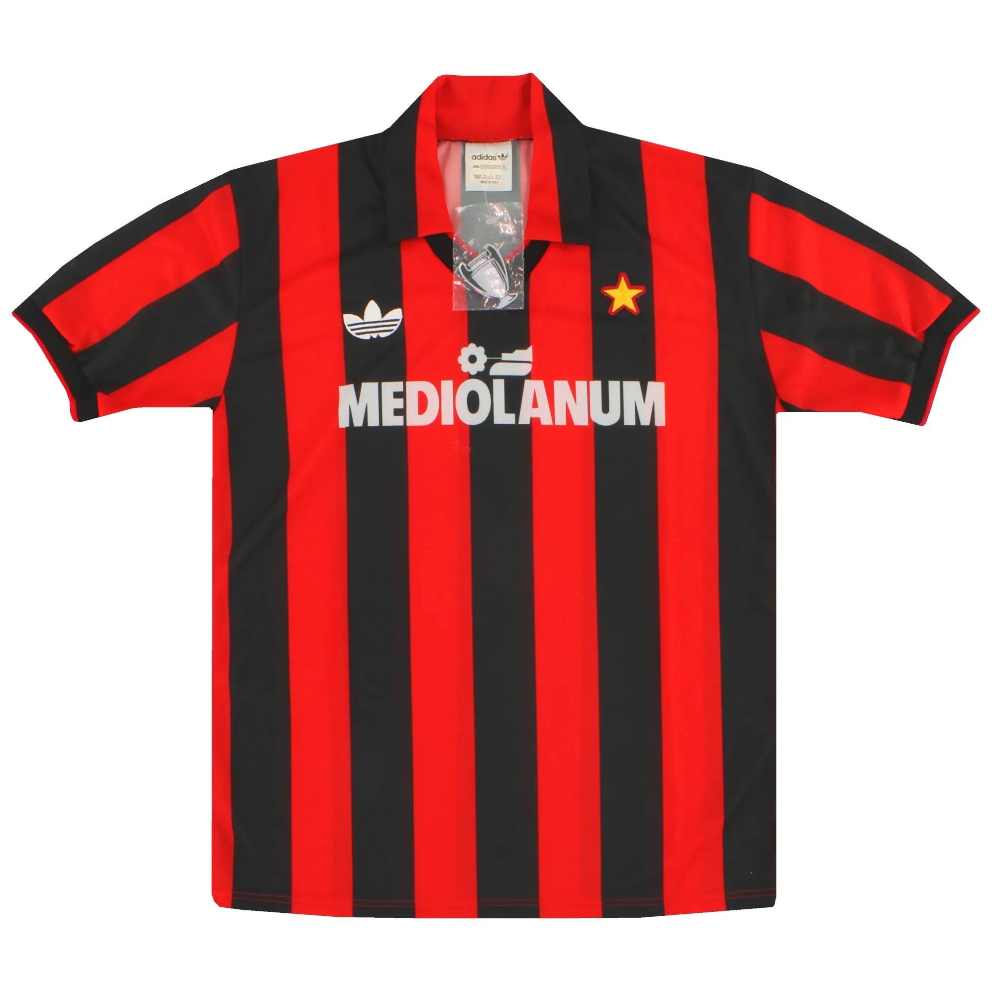 1990-91 AC Milan adidas Home Shirt *As New* M - AC Milan / As New 