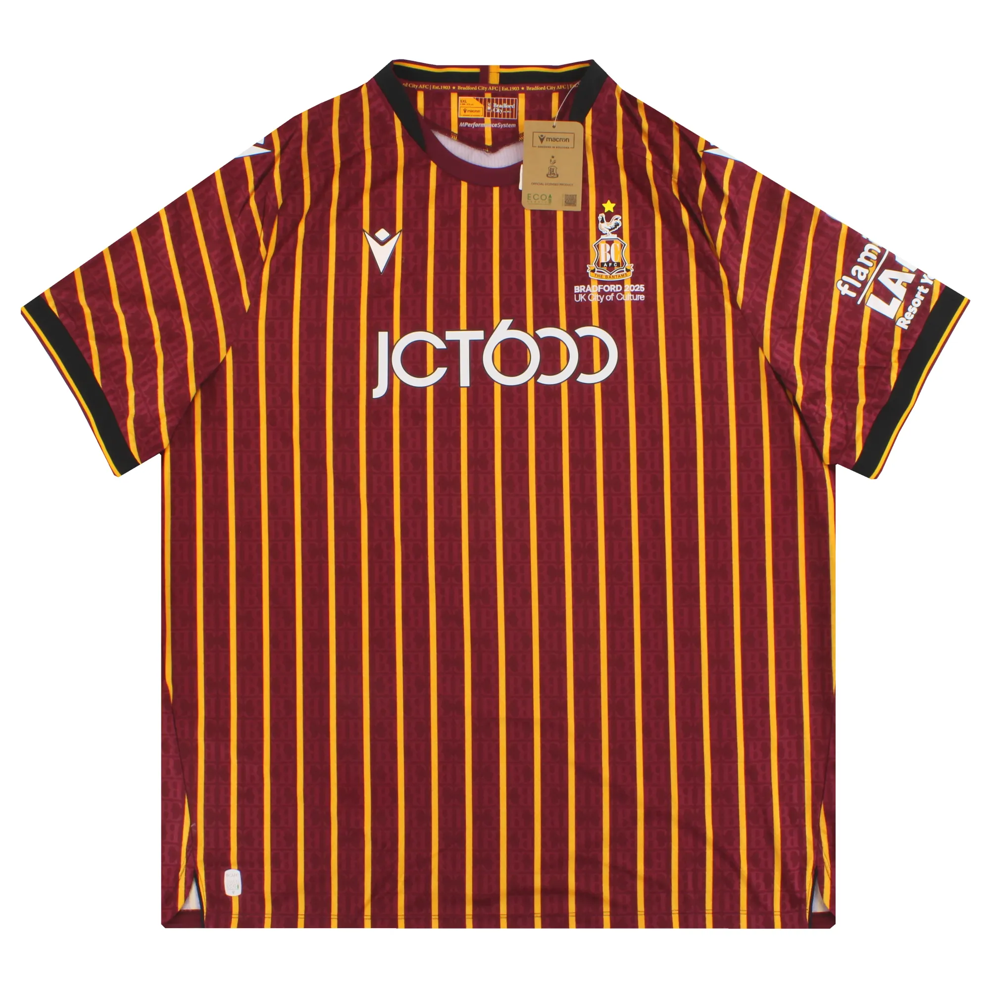2025-26 Bradford City Macron Home Shirt *w/tags* - Bradford City / w/tags 