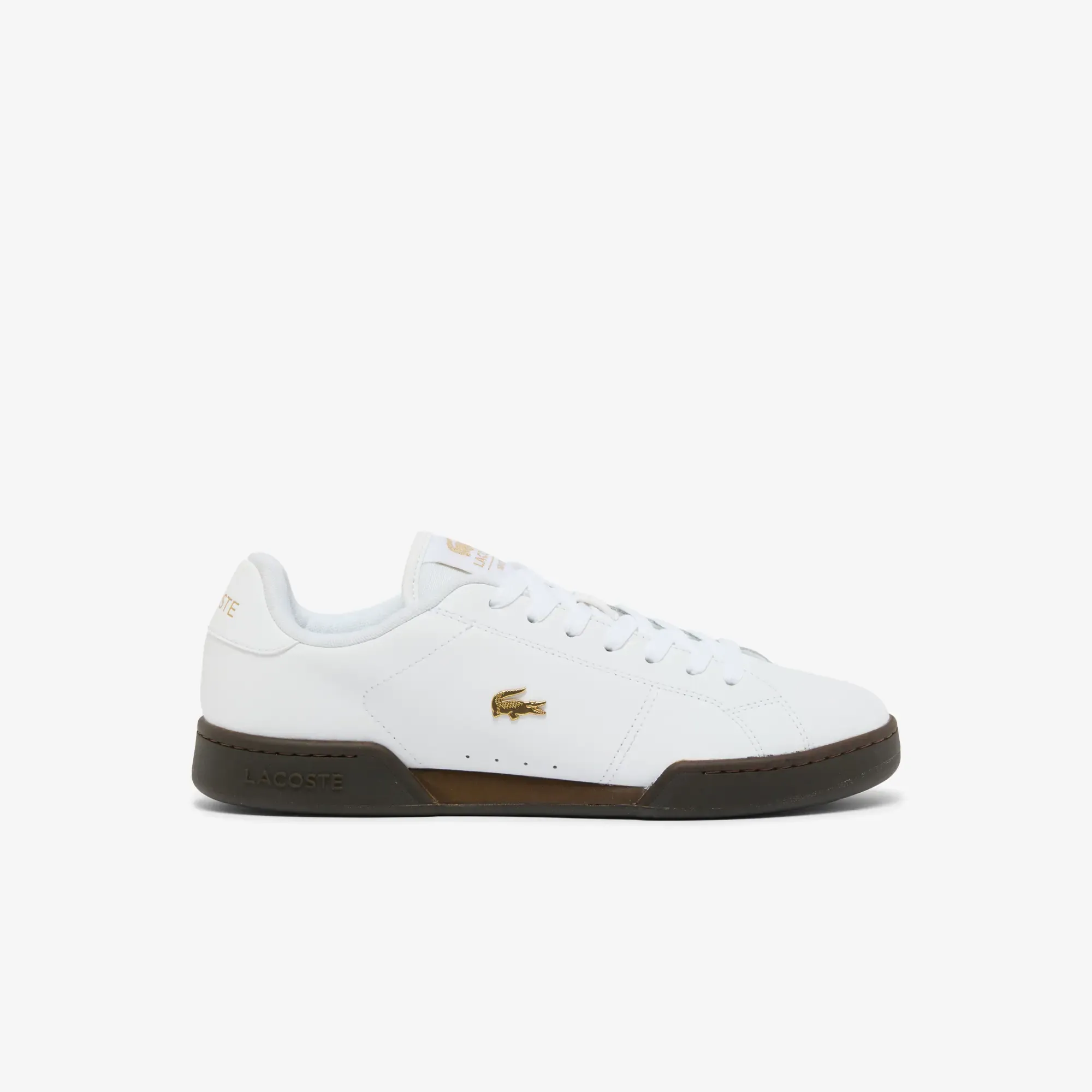 Lacoste Men's Carnaby Cup Leather Sneakers - White / Dark Gum