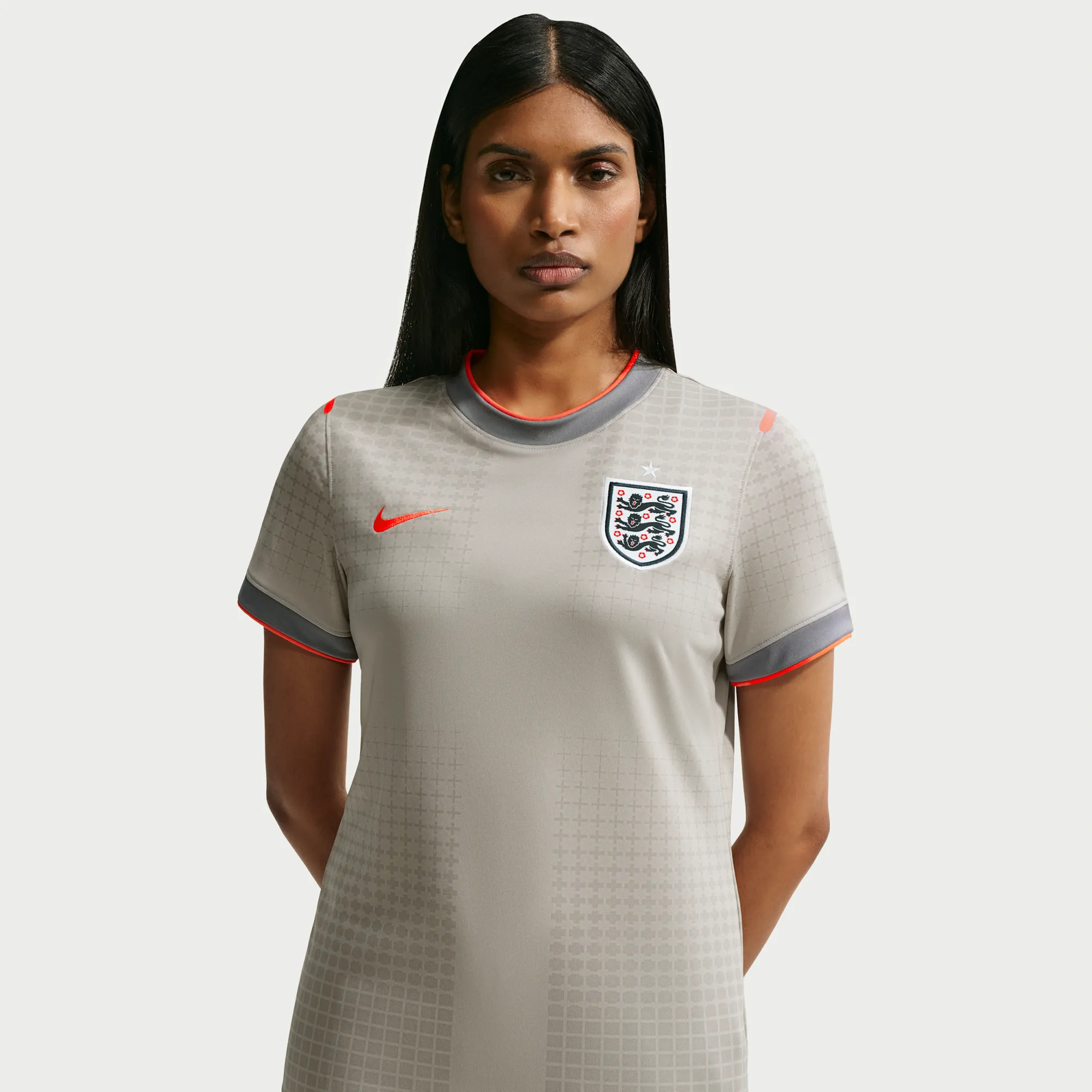 Nike England x Palace Women's Short-Sleeved Football Top - Grey
