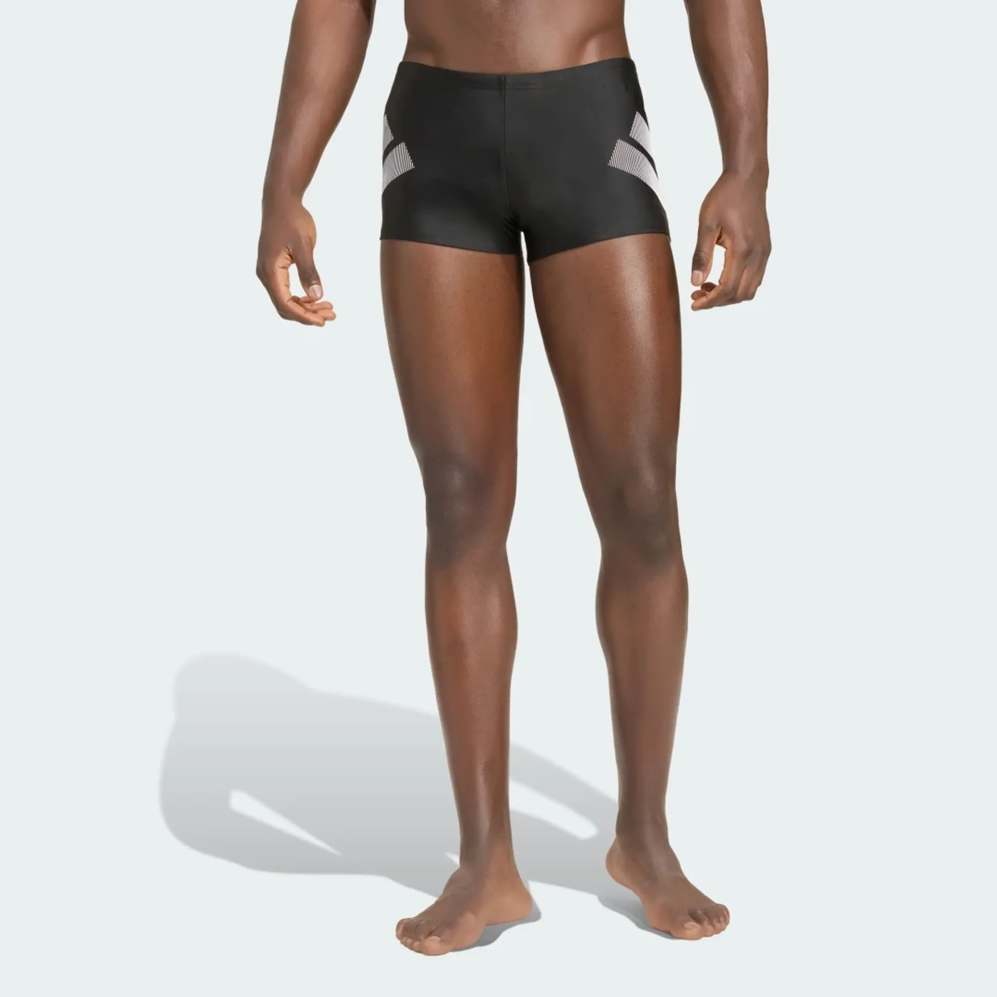 Adidas Performance Big Bars Boxers In Black / White
