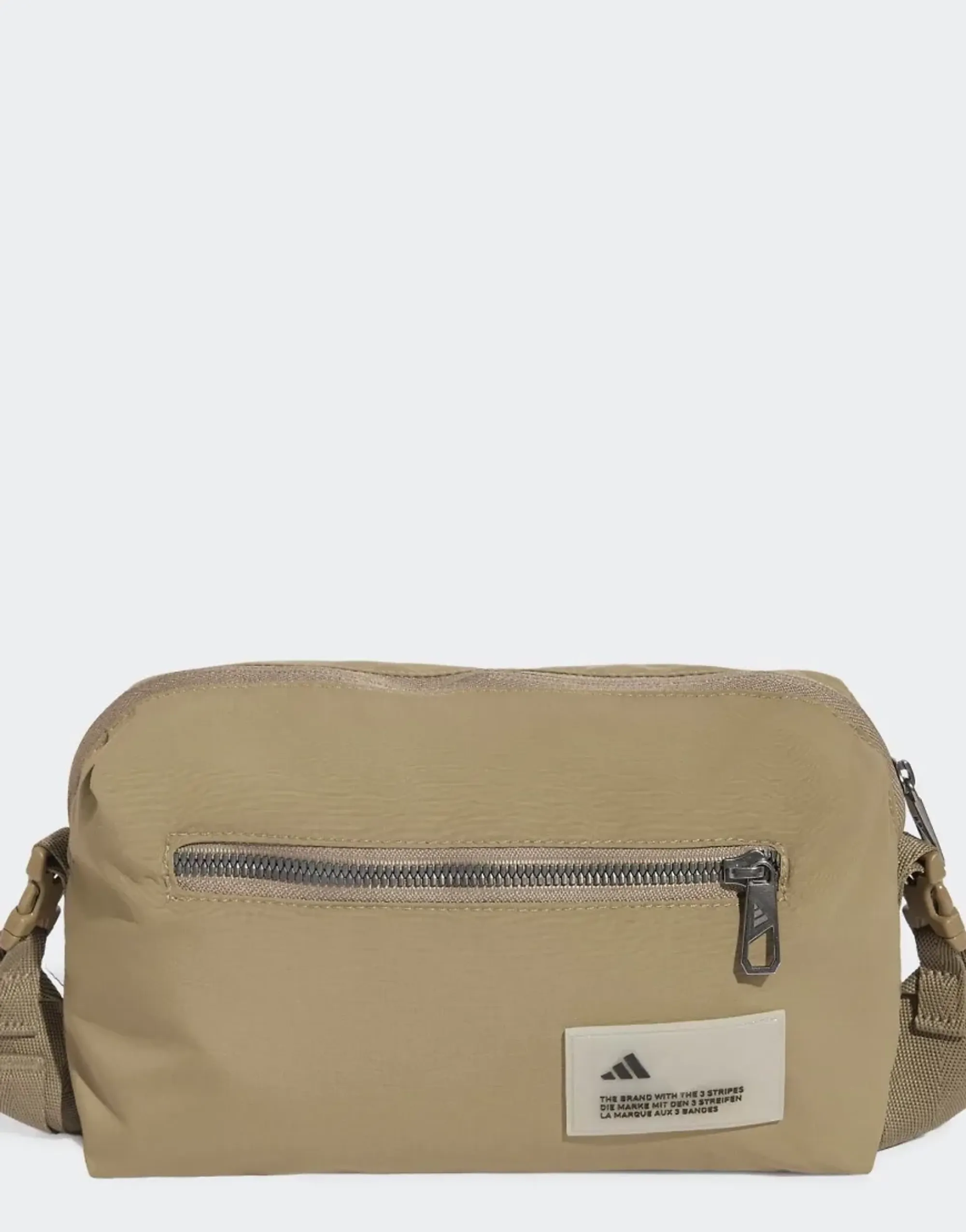 Adidas Performance City Tech Crossbody Bag In Khaki Six-Green