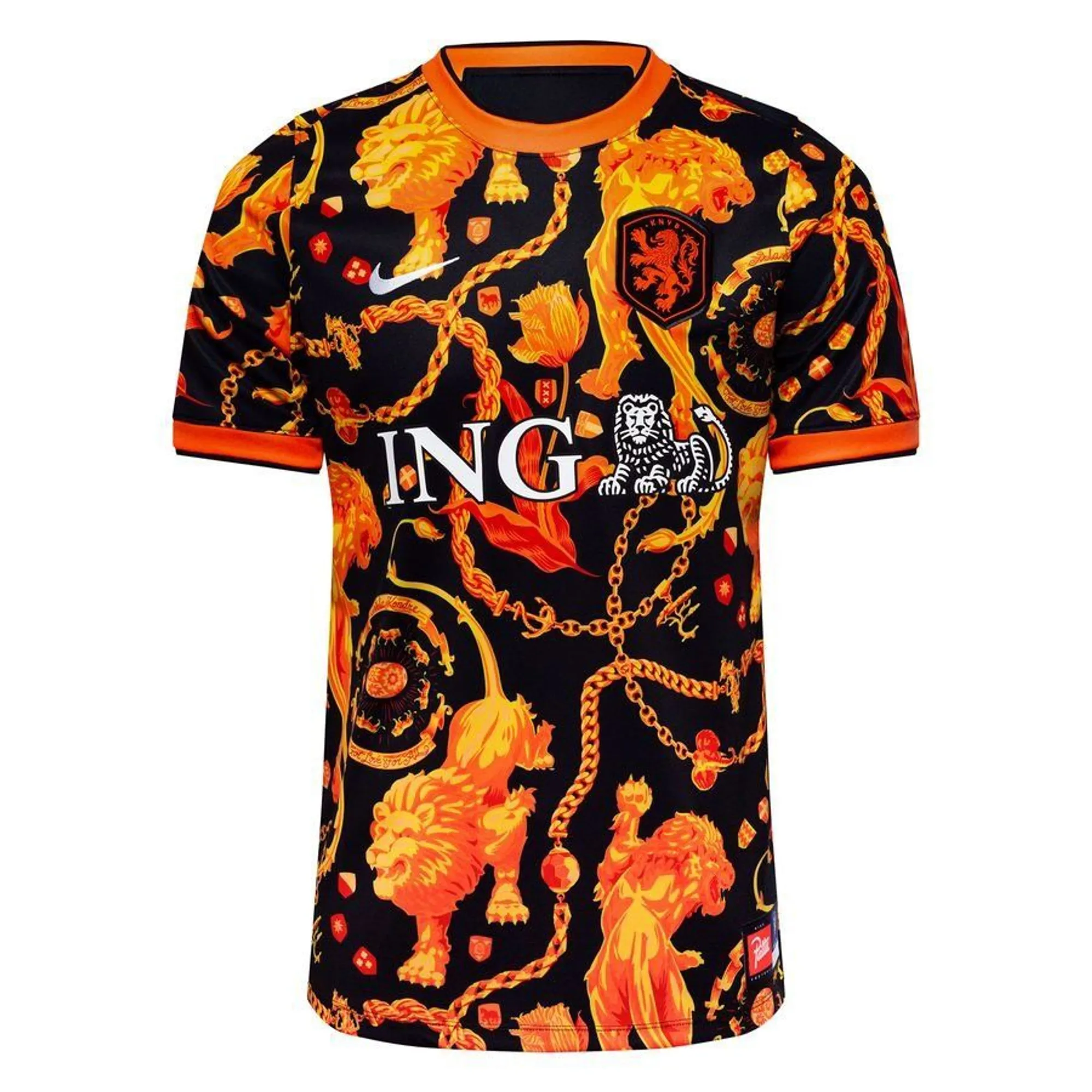 Holland X2 Training T-Shirt Dri-Fit Academy Pro Pre Match World Cup 2026 - Black Kids - ['Black']