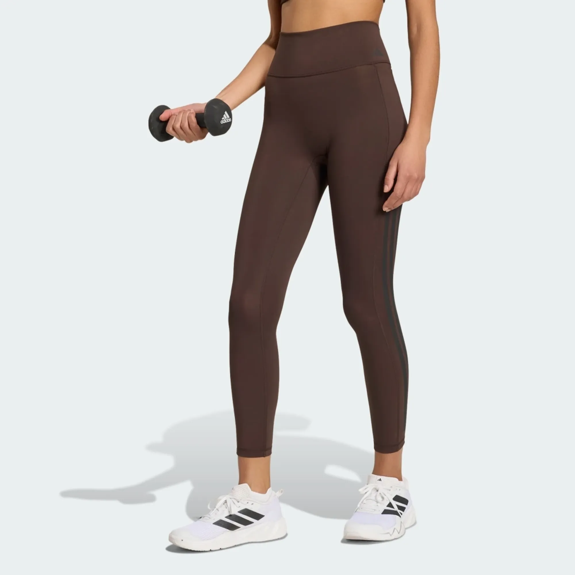 adidas Optime Workout 3-Stripes 7/8 Leggings