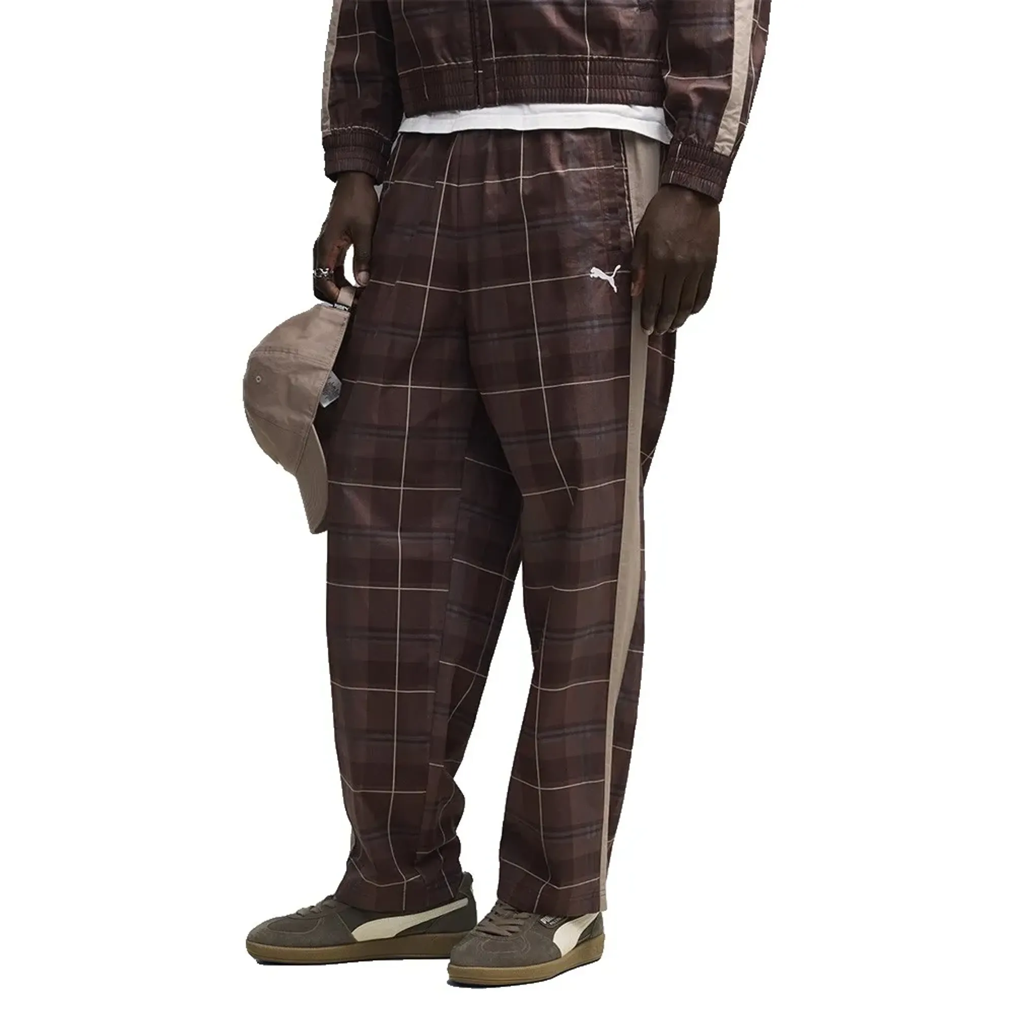 Puma Select T7 Relaxed Tartan Woven Op Tracksuit Pants