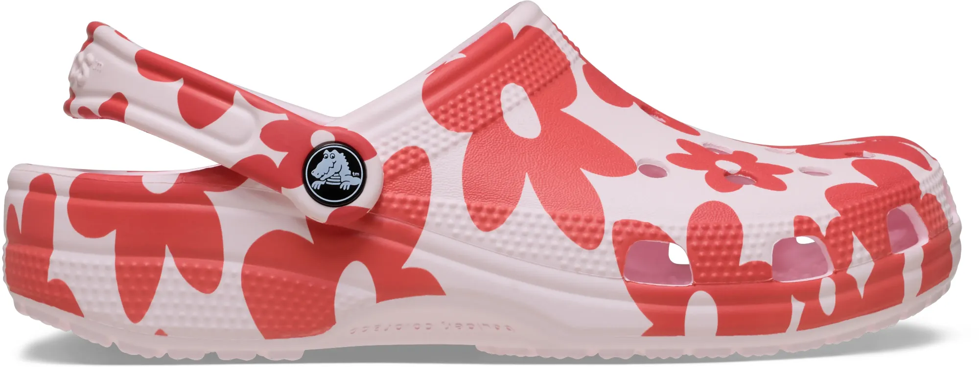 Crocs | Unisex | Classic Pop Petals | Clogs | Bubble Ice/Multi | W2/M1