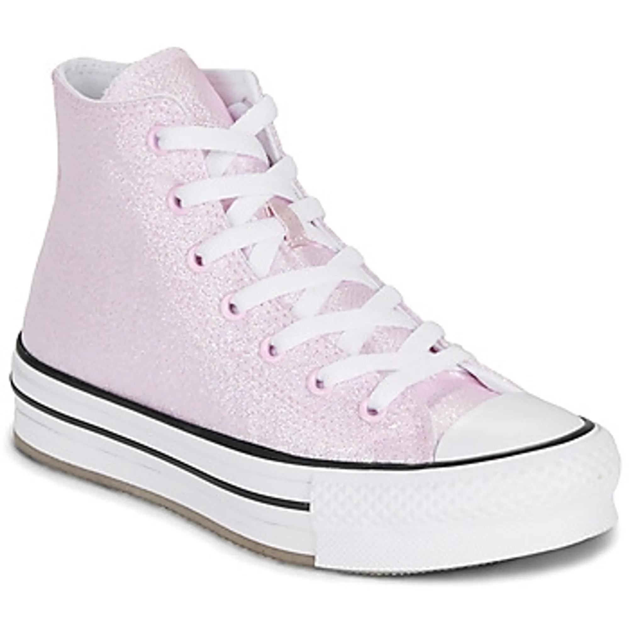 Converse Chuck Taylor All Star EVA Lift girls's Children's Shoes (High-top Trainers) in Pink