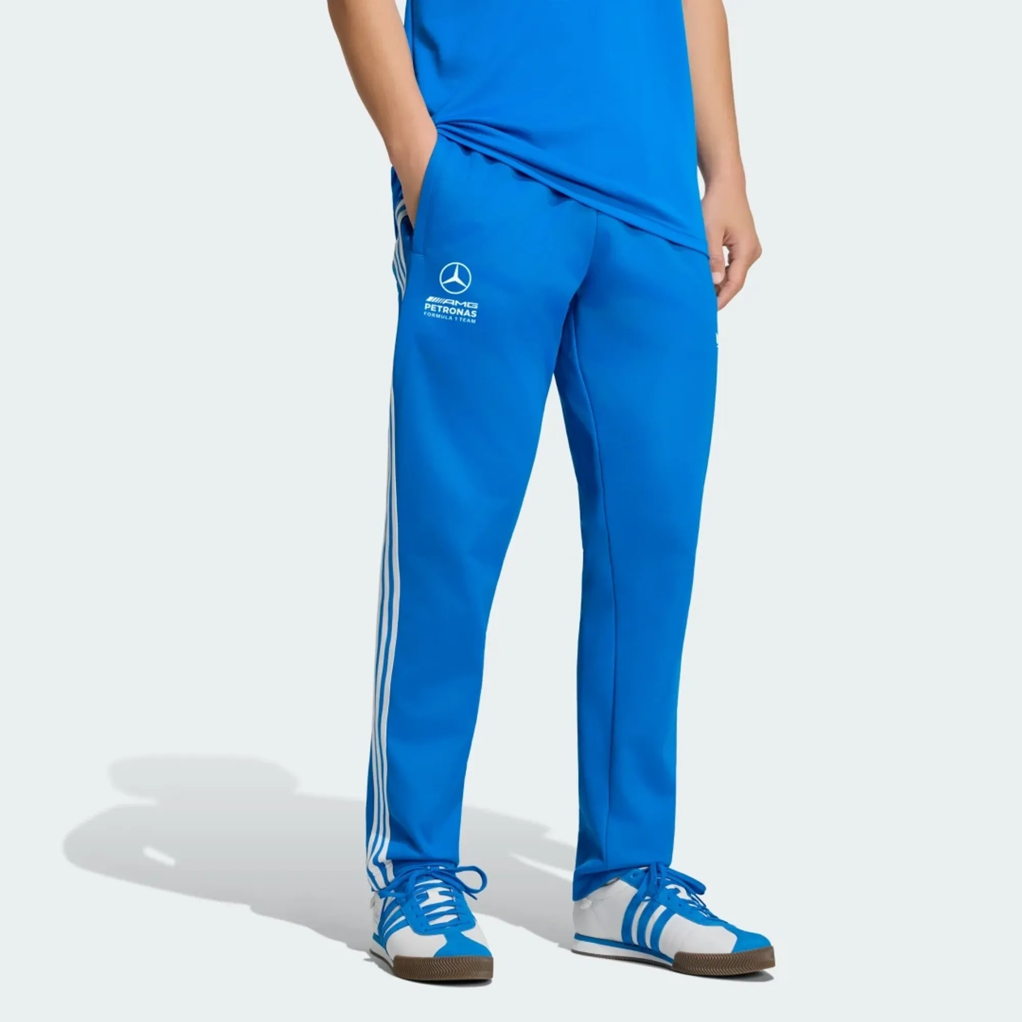 adidas Originals adidas MERCEDES - AMG PETRONAS FORMULA 1 TEAM BLUE WONDER TRACK PANT