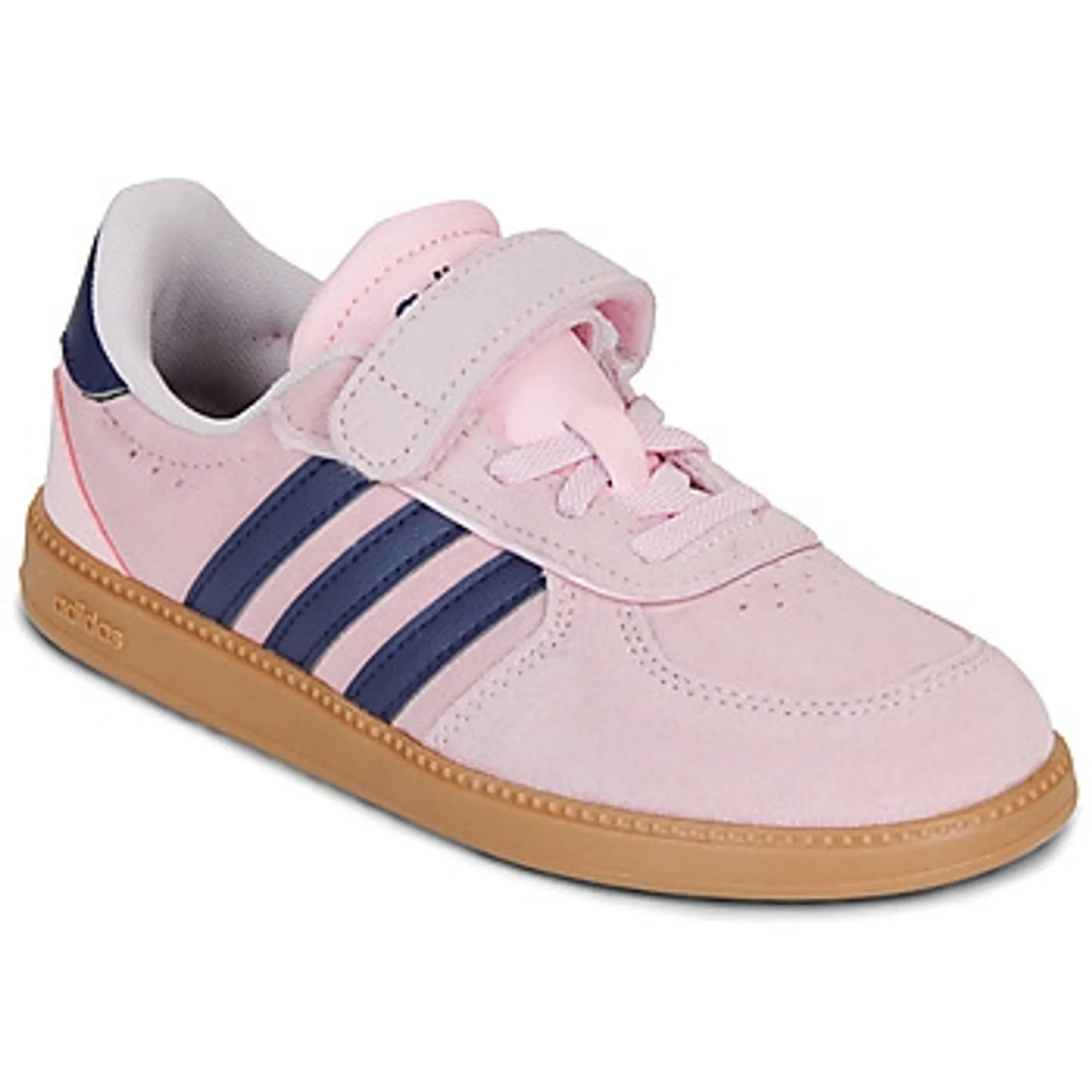adidas  BREAKNET SLEEK EL C  girls's Children's Shoes (Trainers) in Pink
